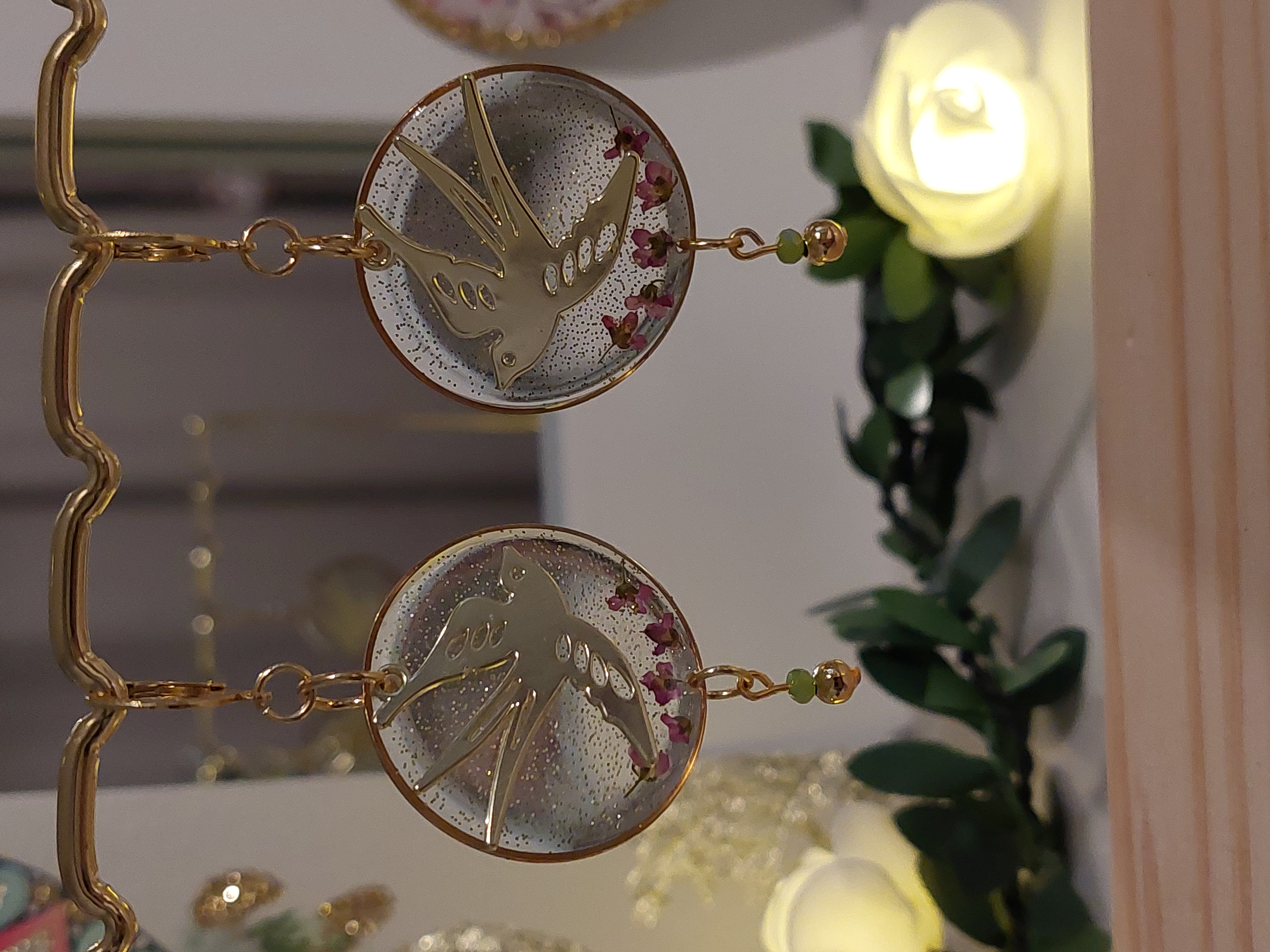 Boucles d'oreilles "L'Envol des Alysses"