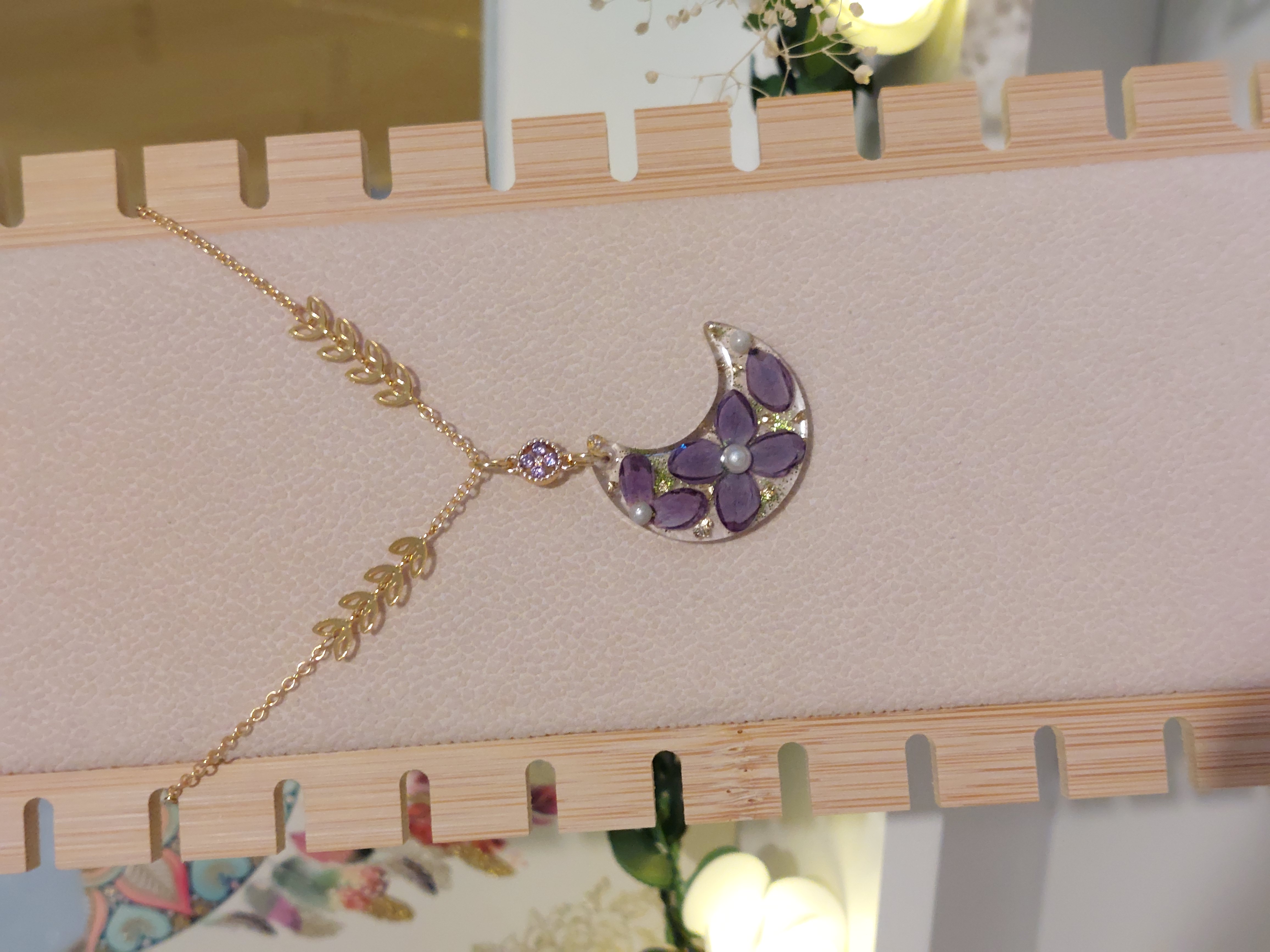 Collier collection LILAS - modèle Lune