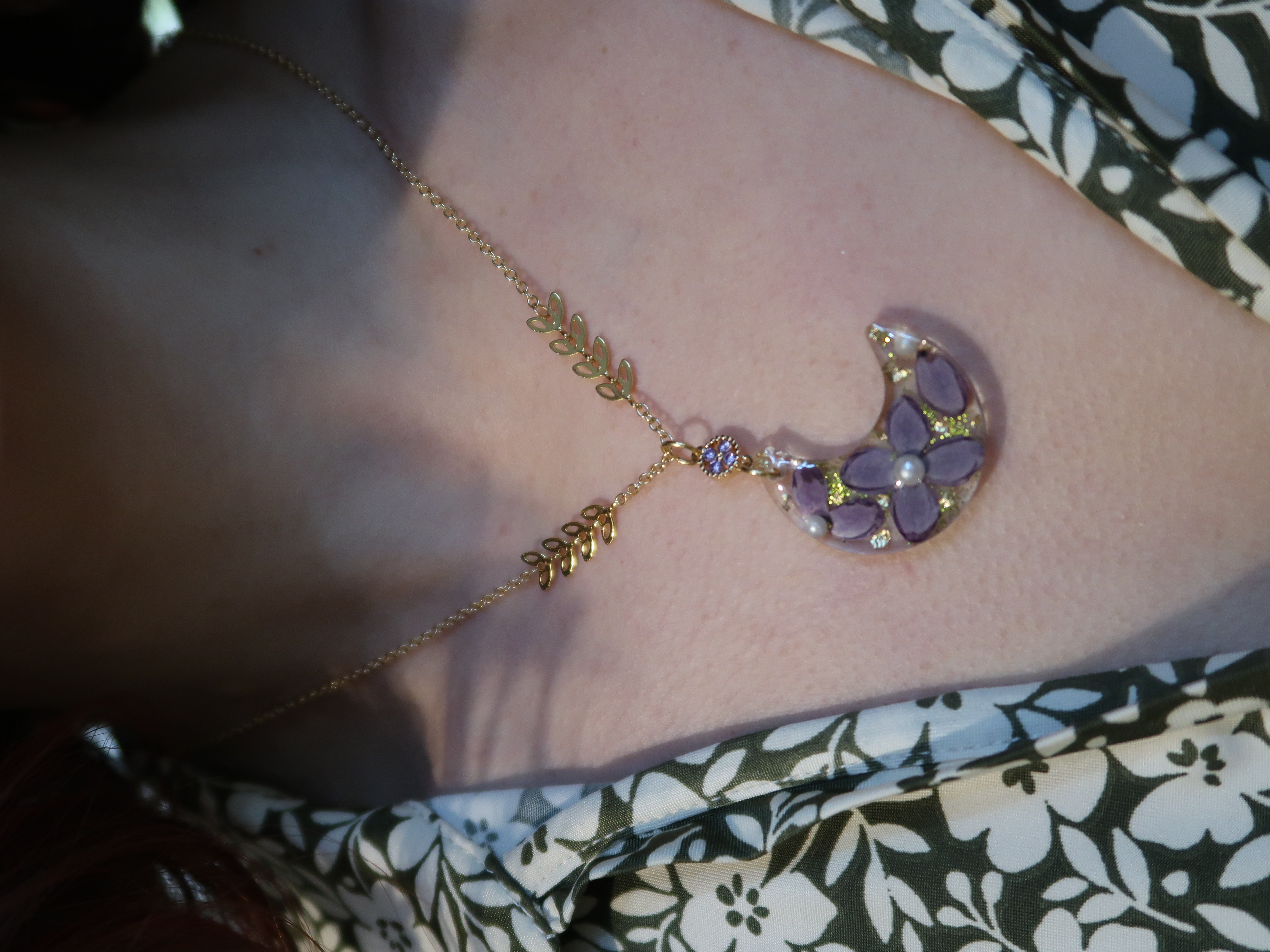Collier collection LILAS - modèle Lune