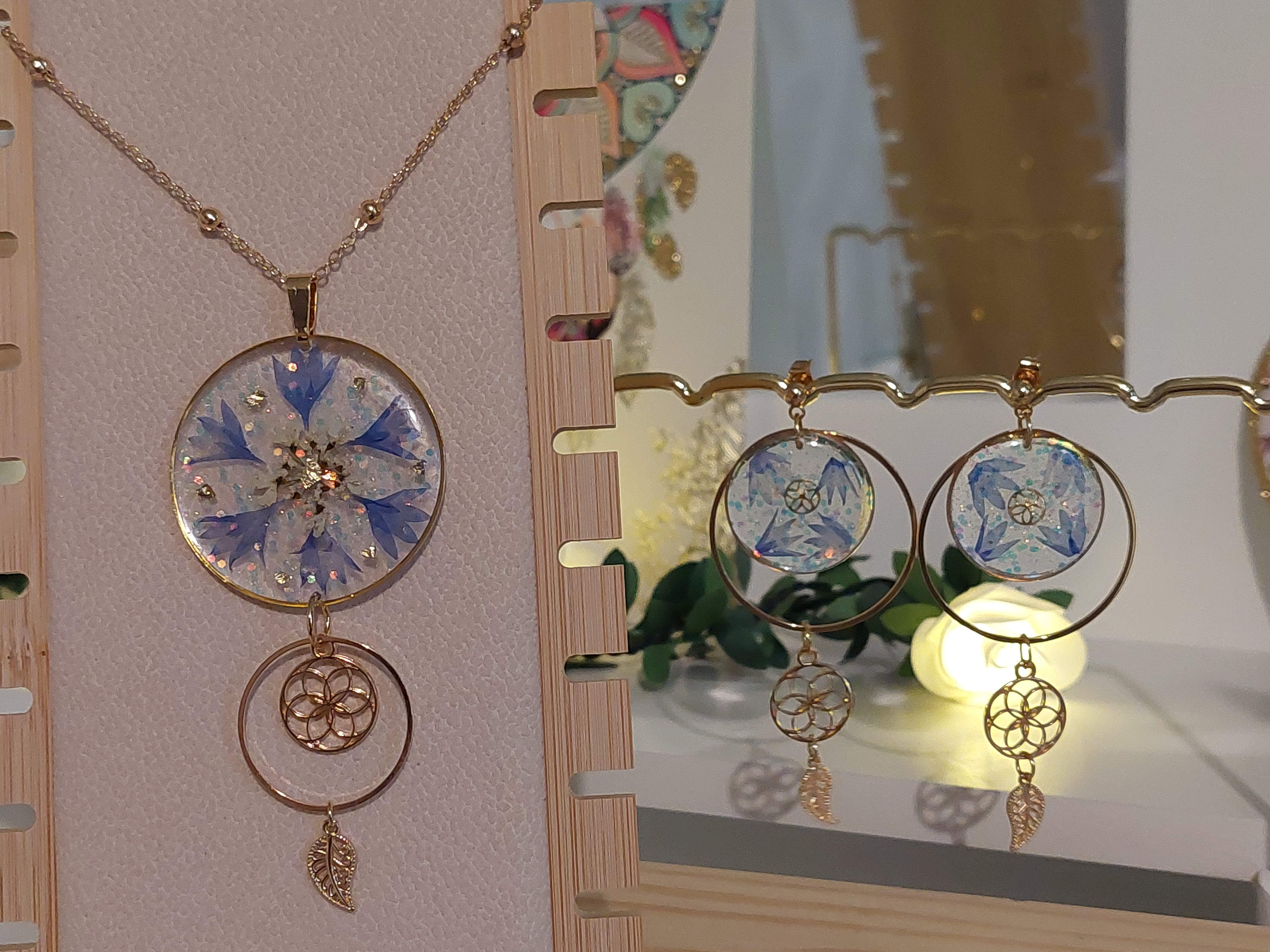 Collier collection "Rêve Bleu"