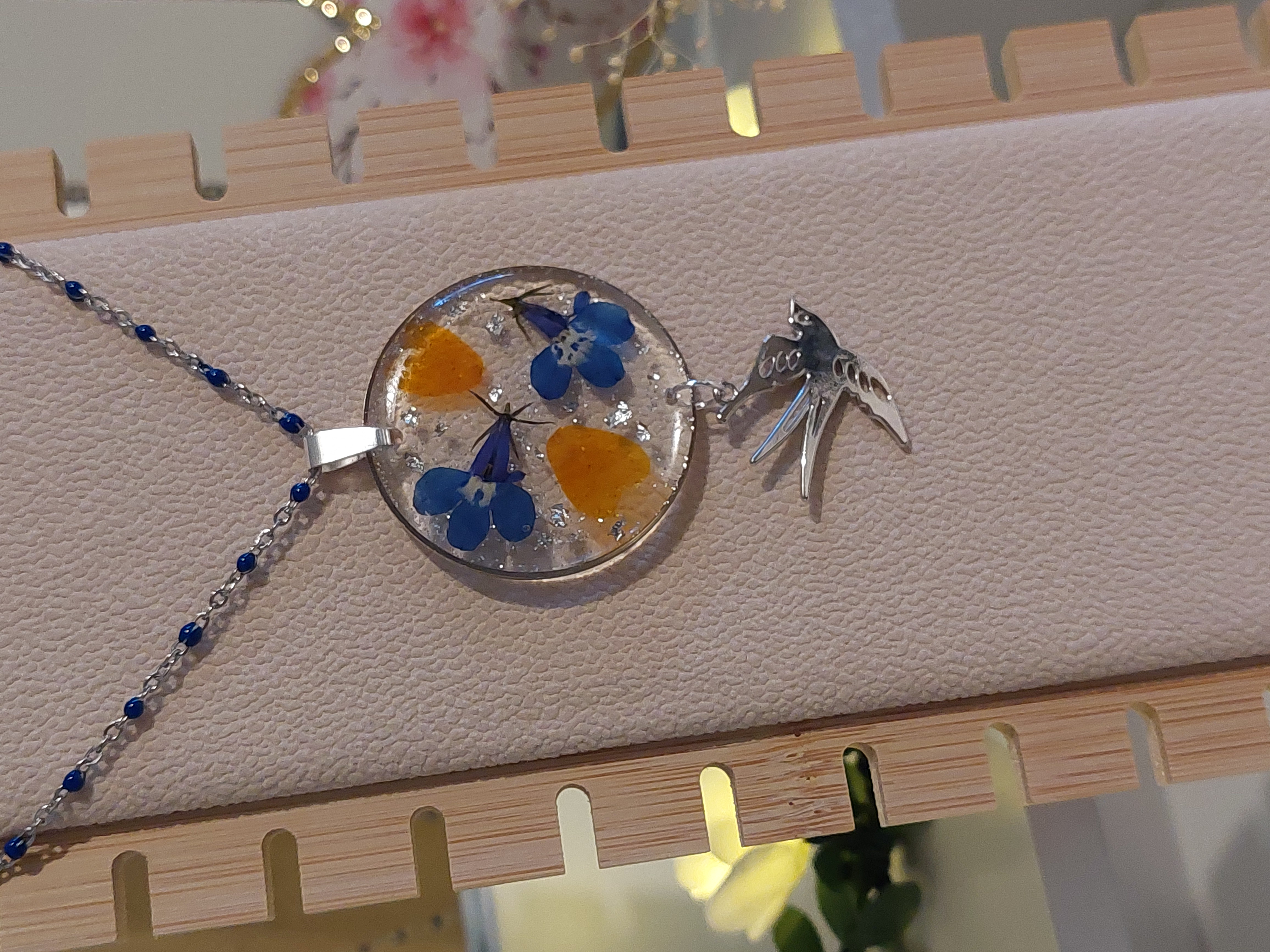 Collier "Lobelia Virevoltant" - version 1