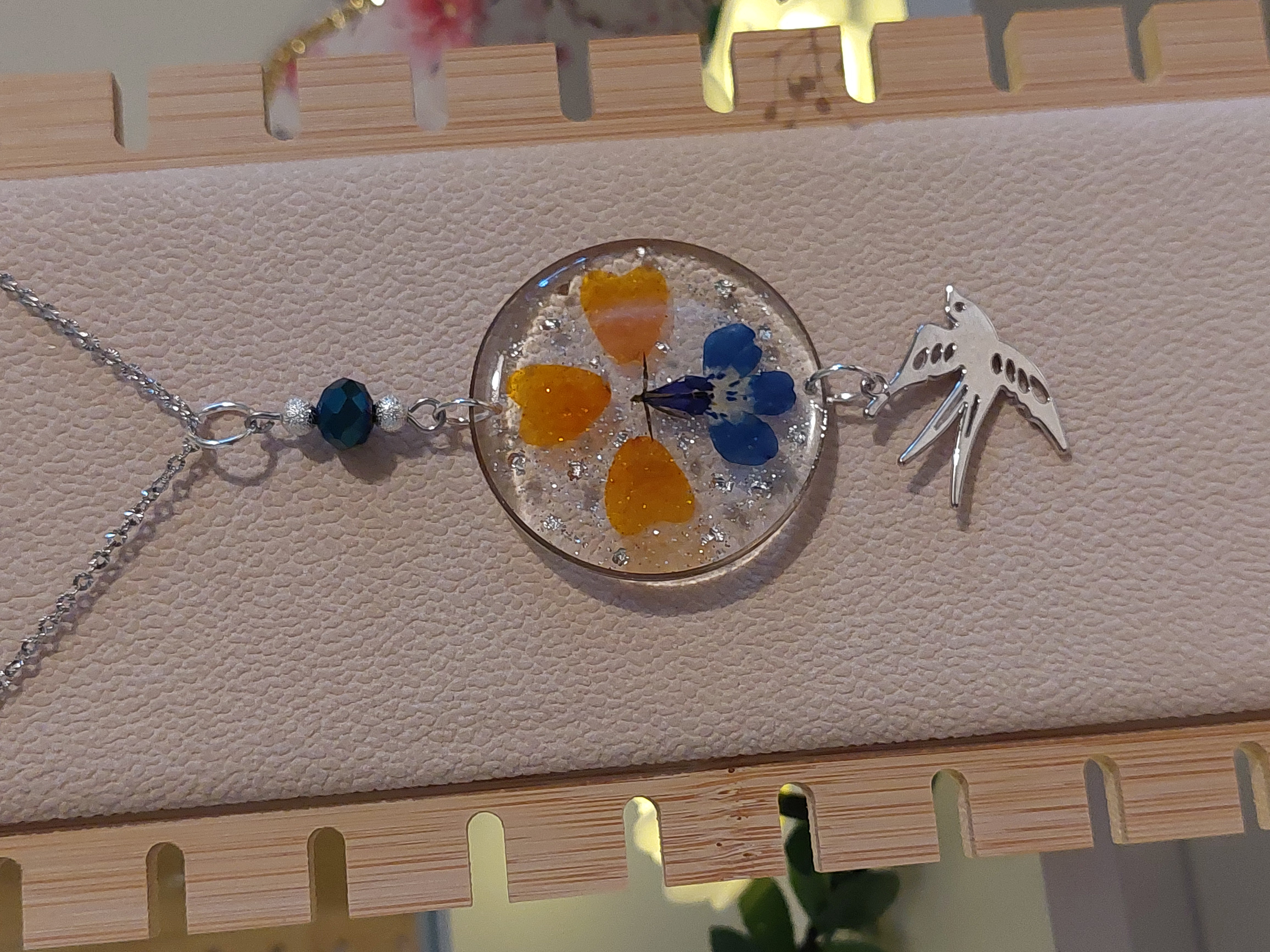 Collier "Lobelia Virevolant" - version 2