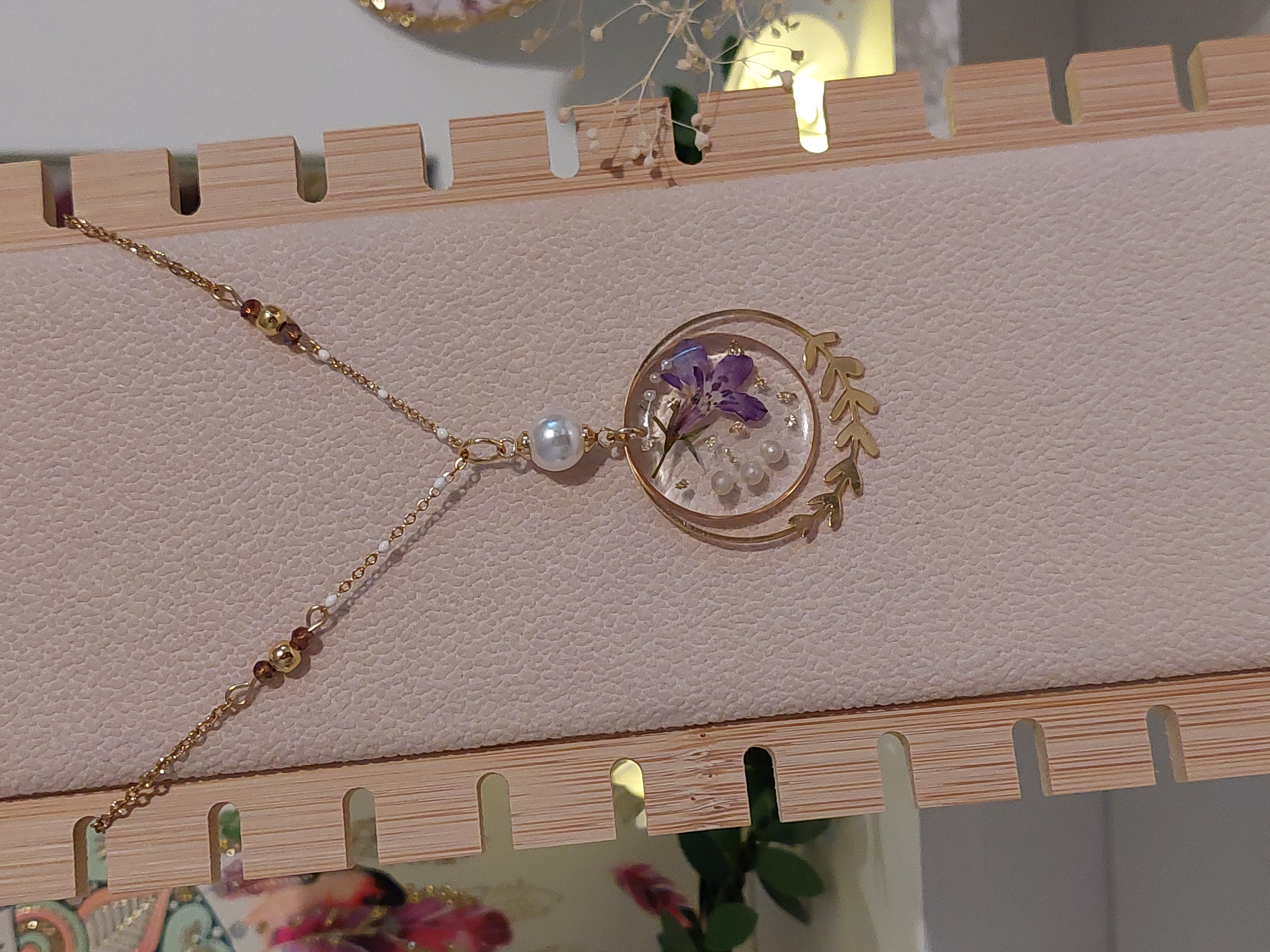 Collier "Perle de Lobelia"