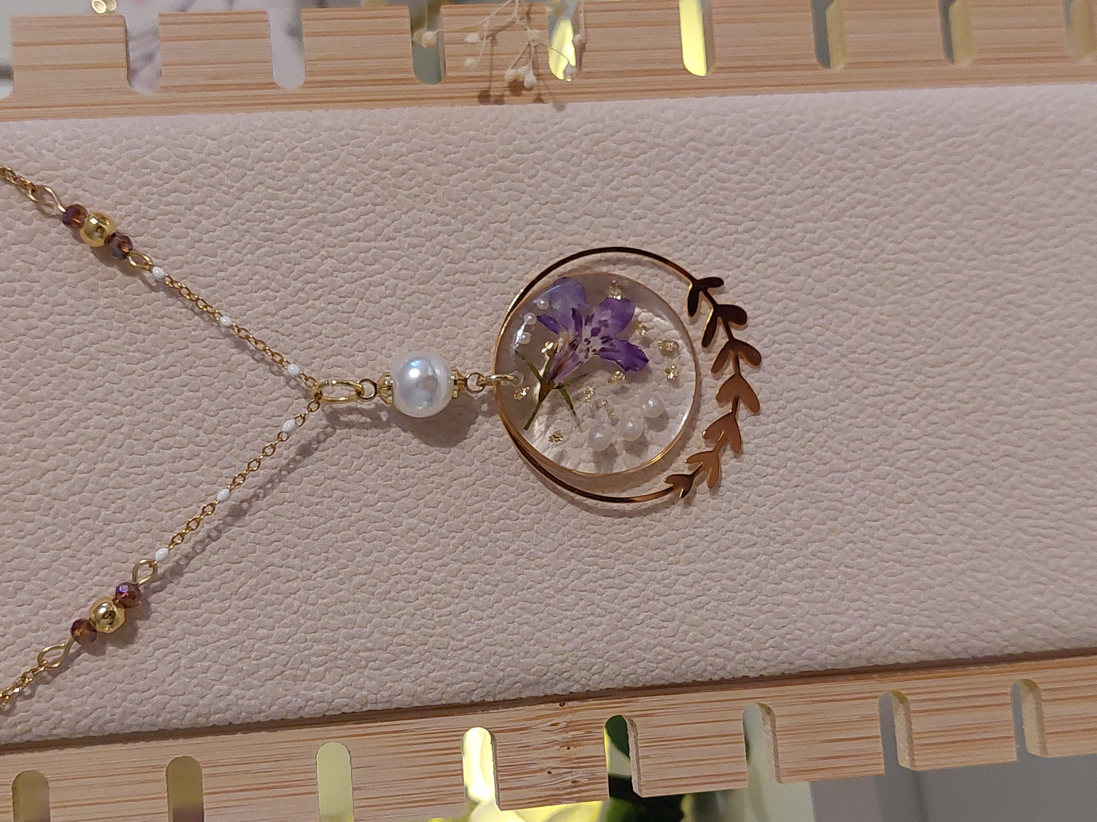 Collier "Perle de Lobelia"