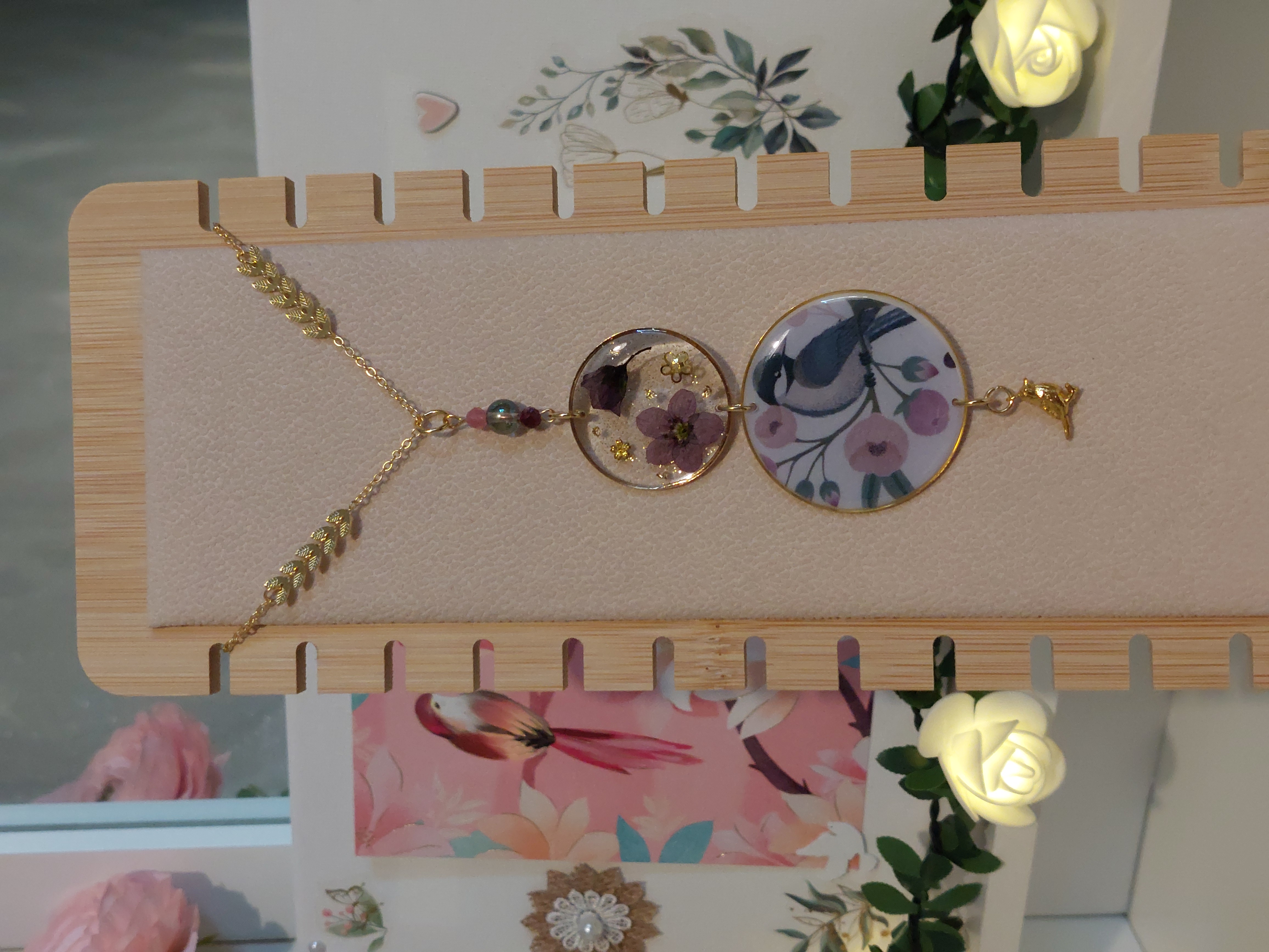 Collier "L'oiseau confiant"