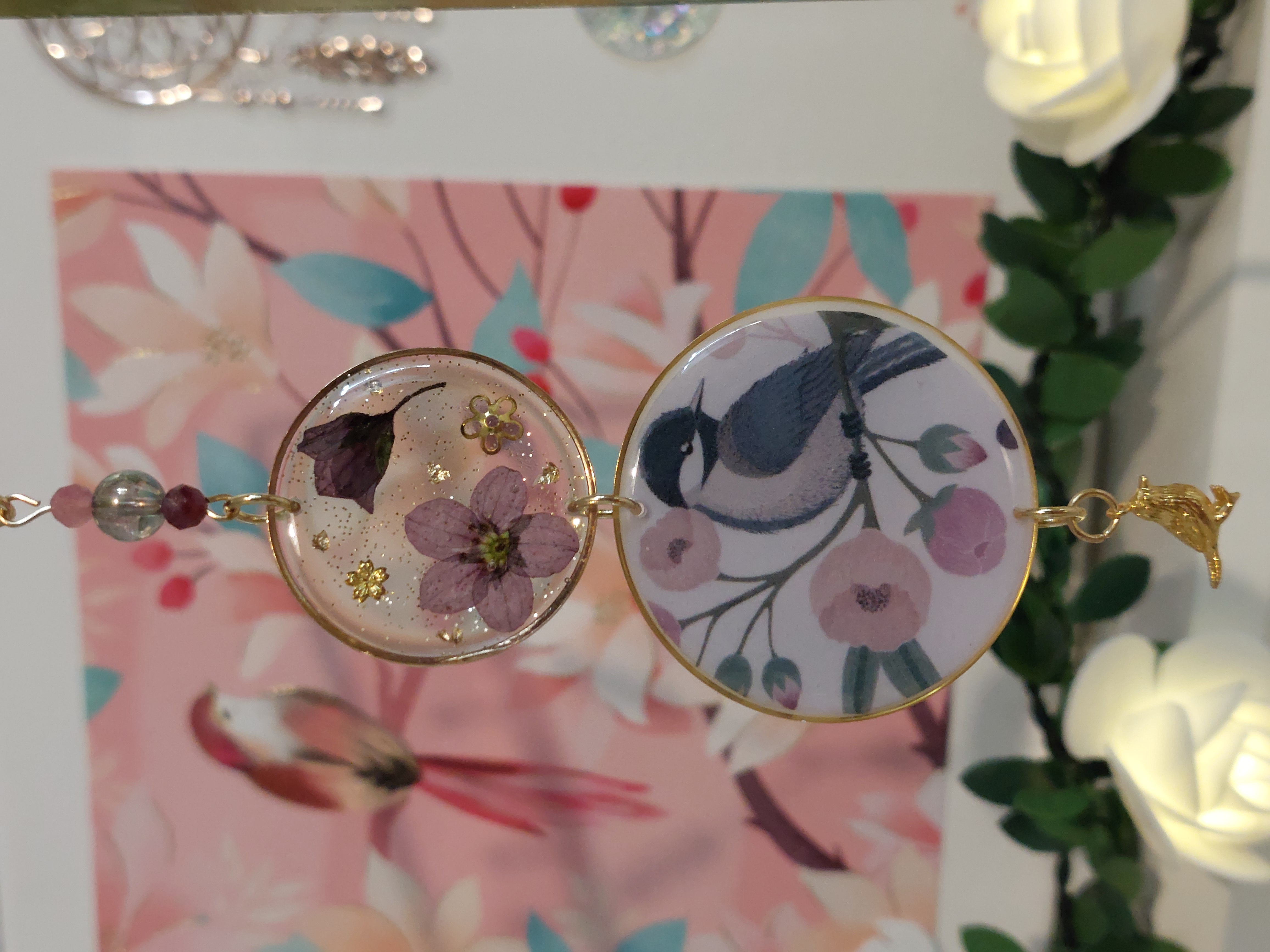 Collier "L'oiseau confiant"