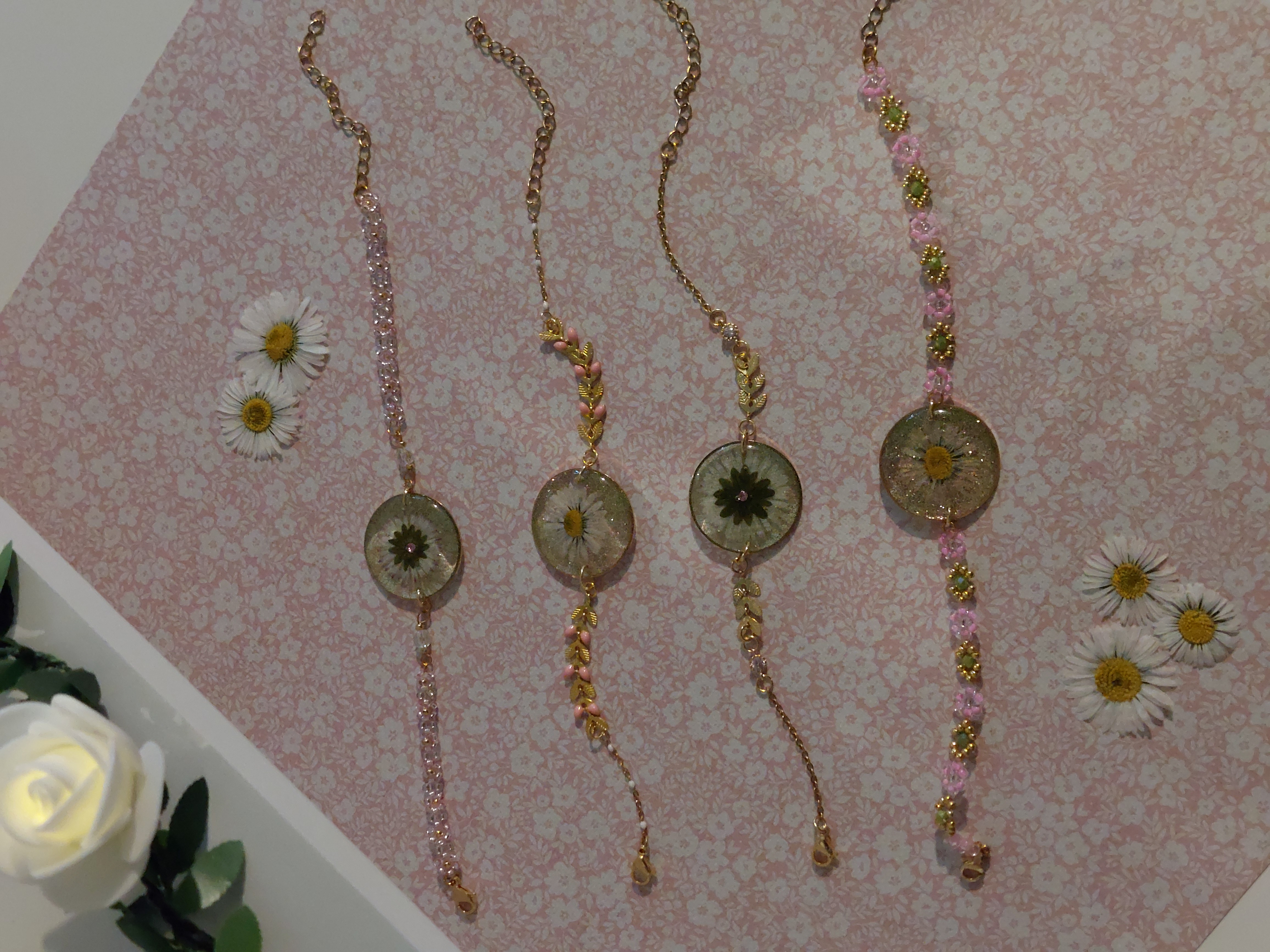 Bracelet "Jolie Daisy" - modèle 1