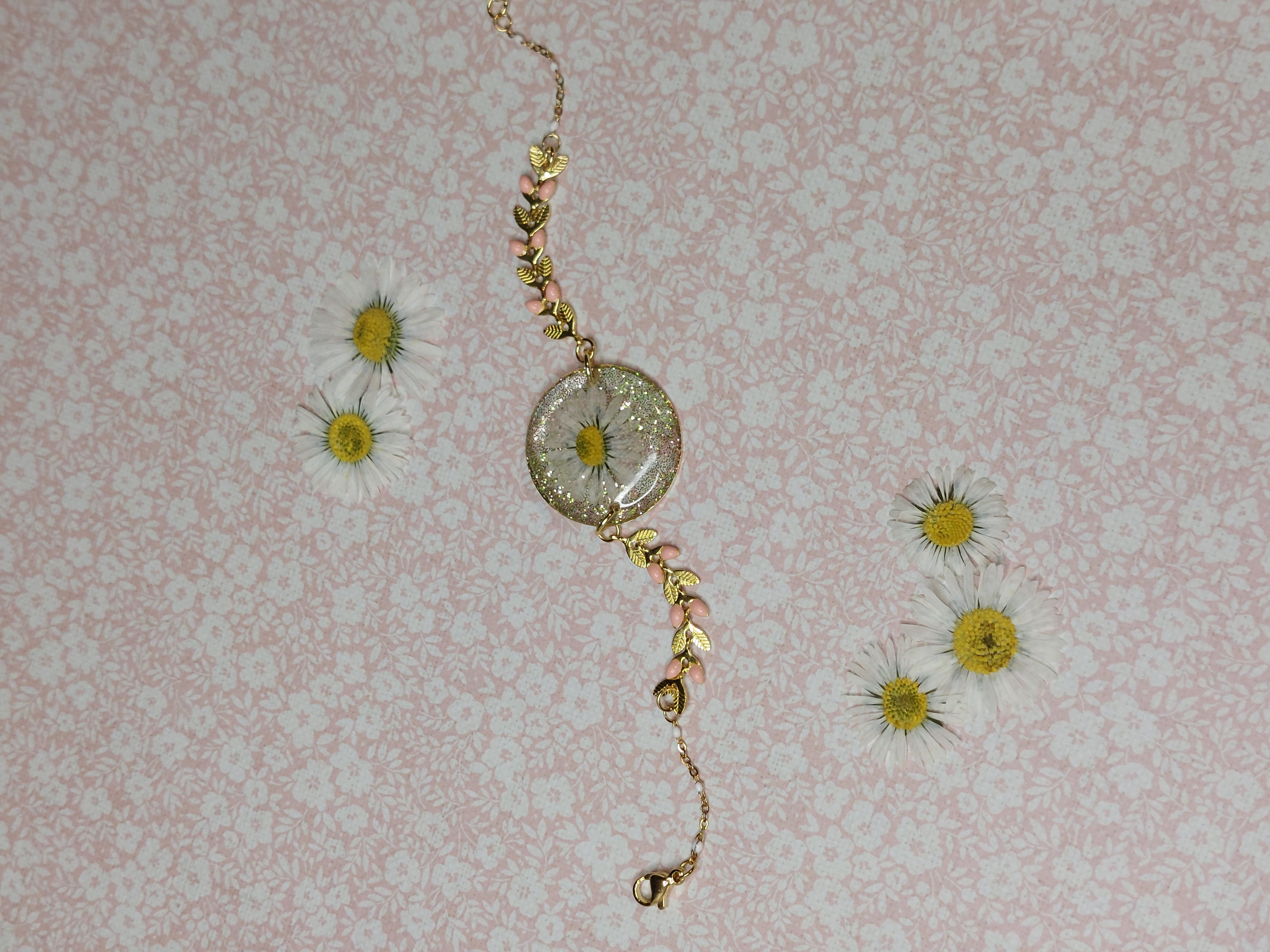 Bracelet "Jolie Daisy" - modèle 1