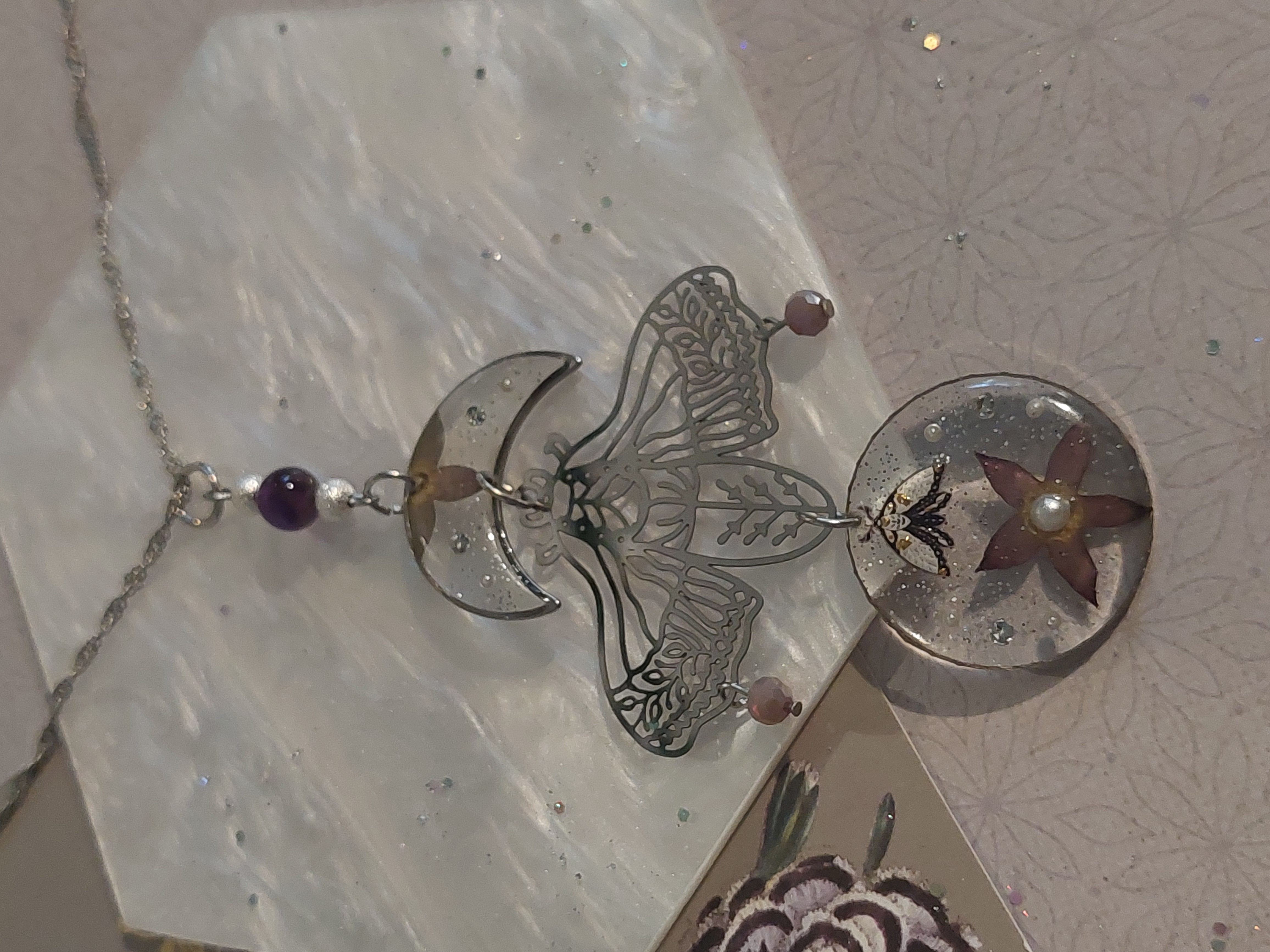 Collier Collection "Papillons Mystiques" - modèle 1