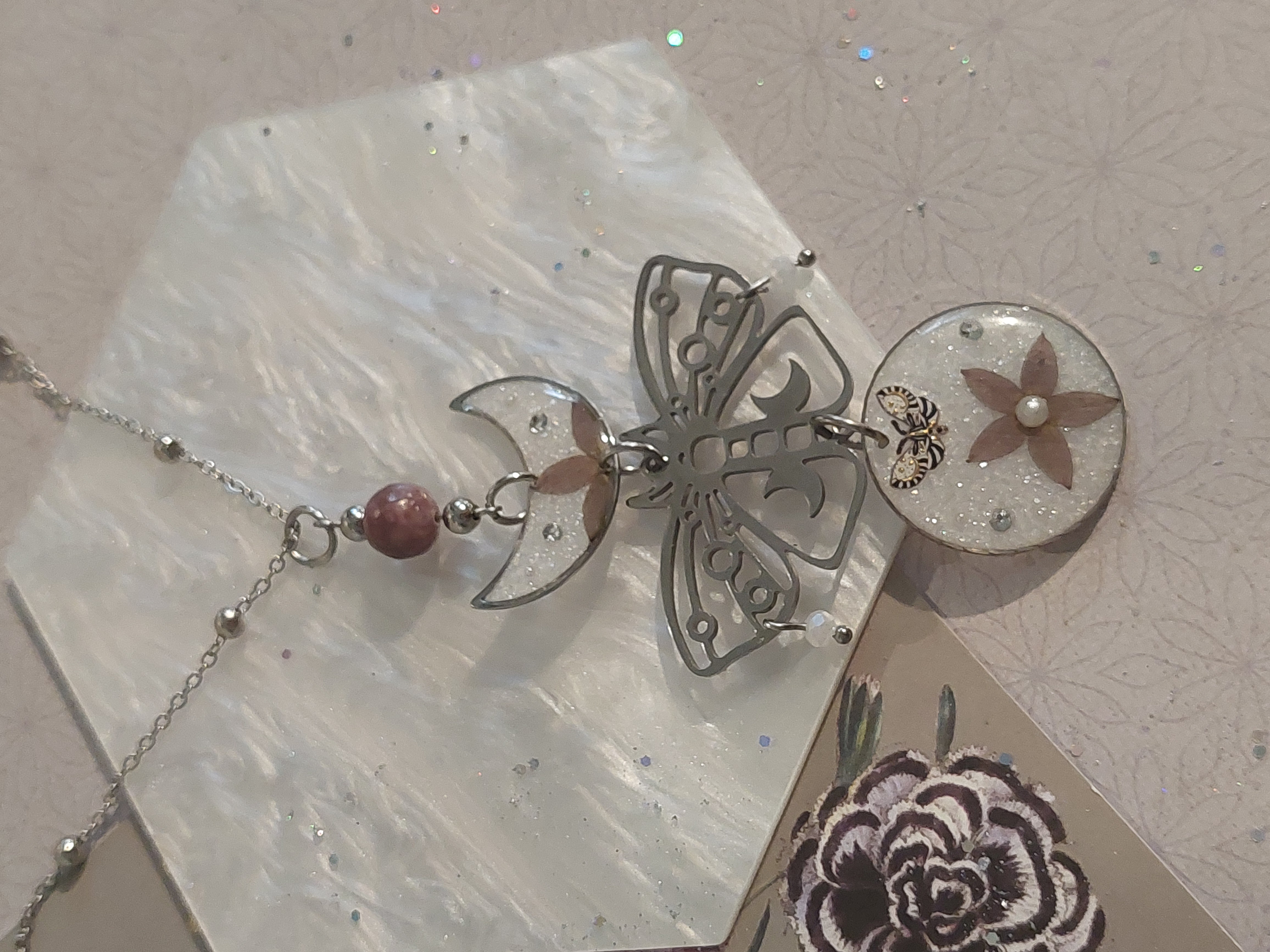 Collier collection "Papillons Mystiques" - modèle 2