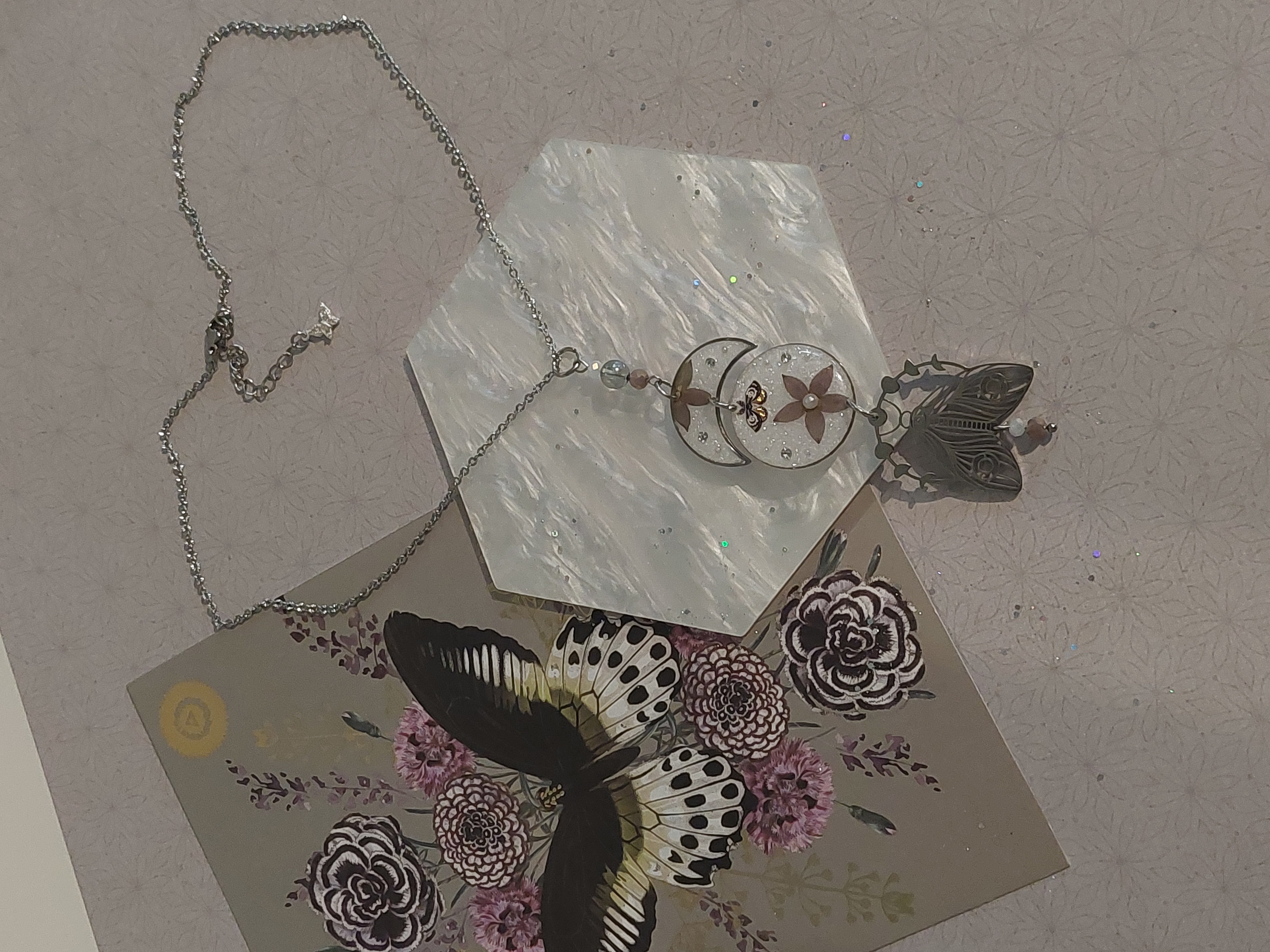 Collier collection "Papillons Mystiques" - modèle 3