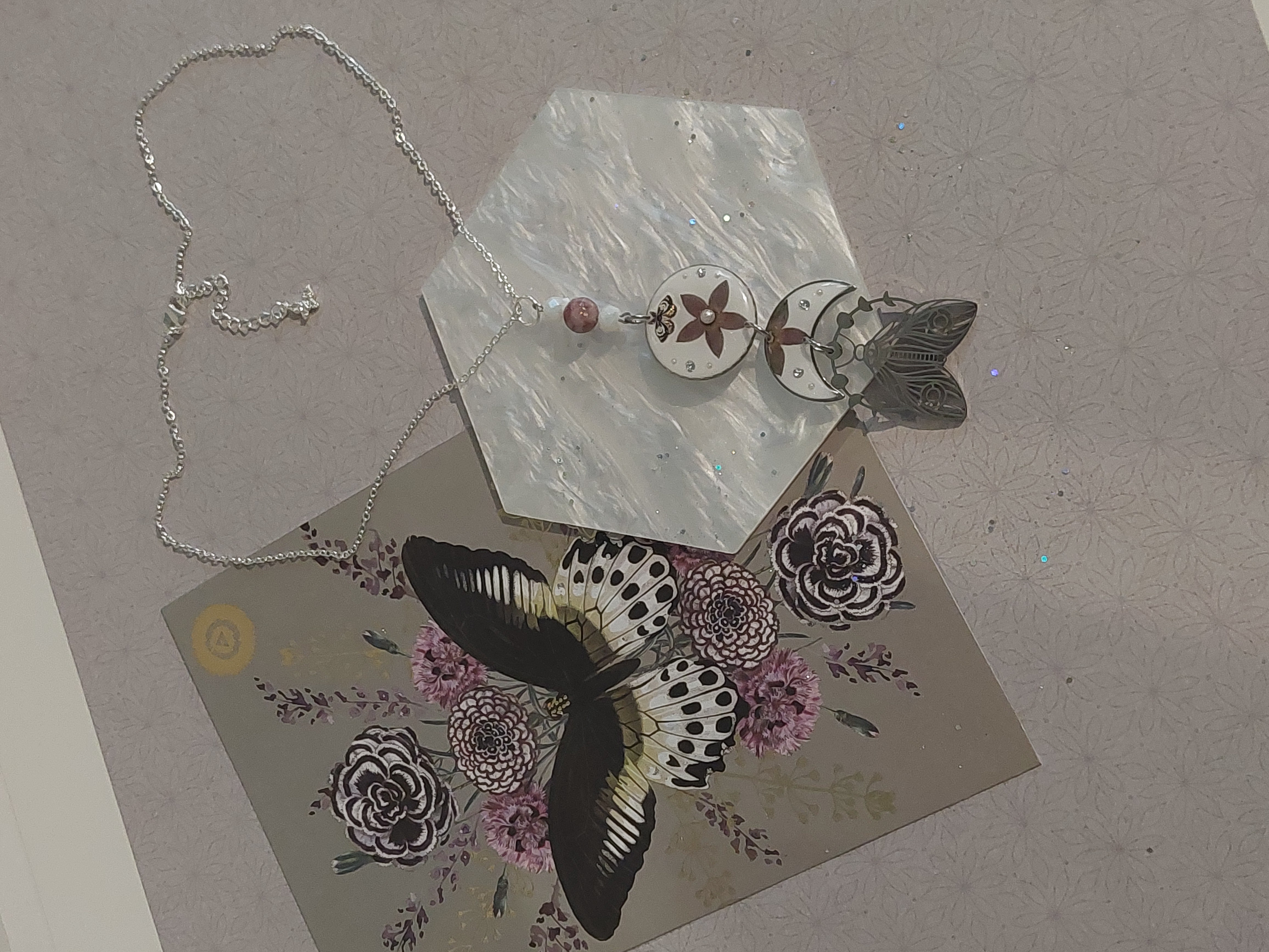 Collier collection "Papillons Mystiques" - modèle 5