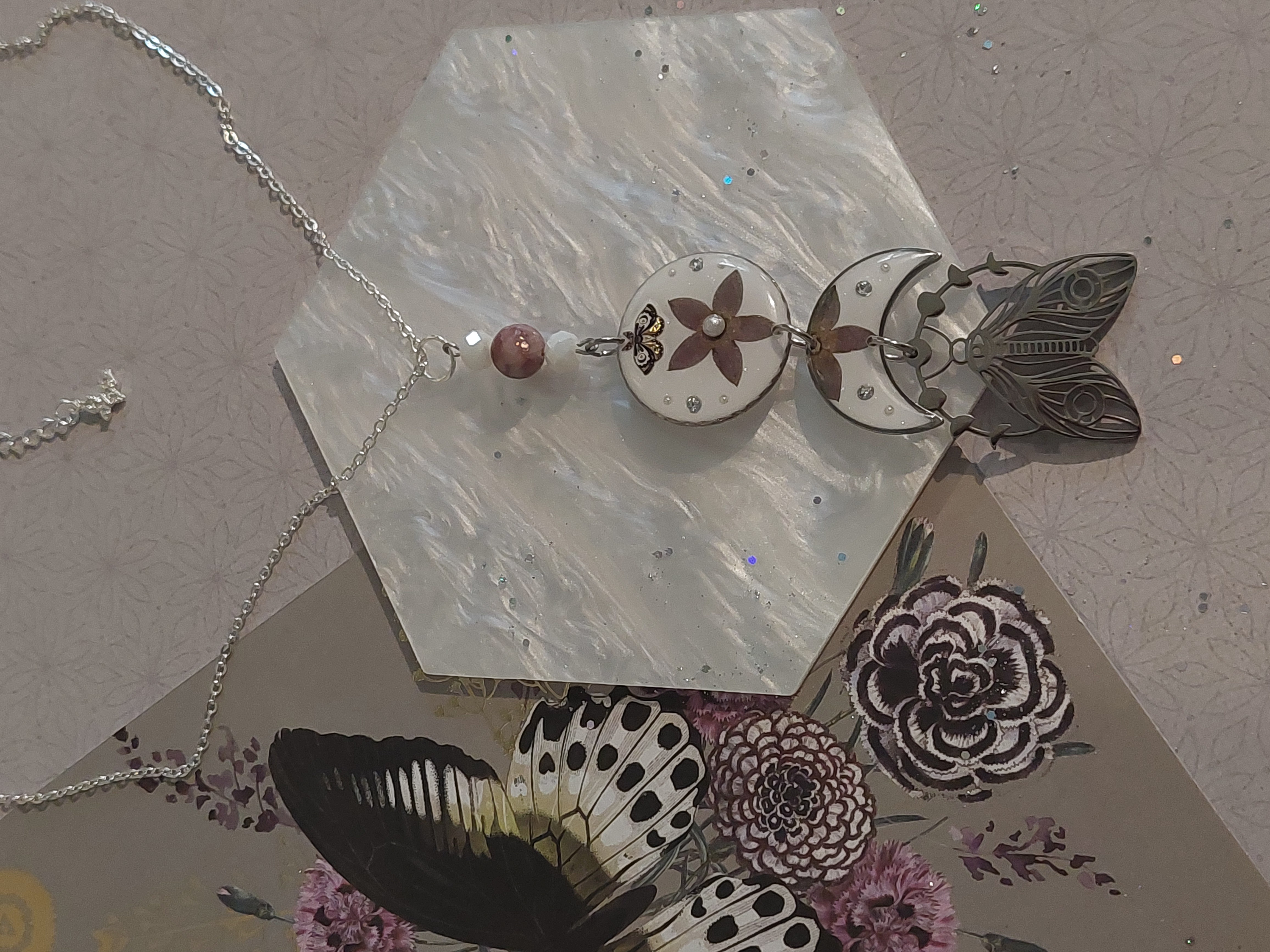 Collier collection "Papillons Mystiques" - modèle 5