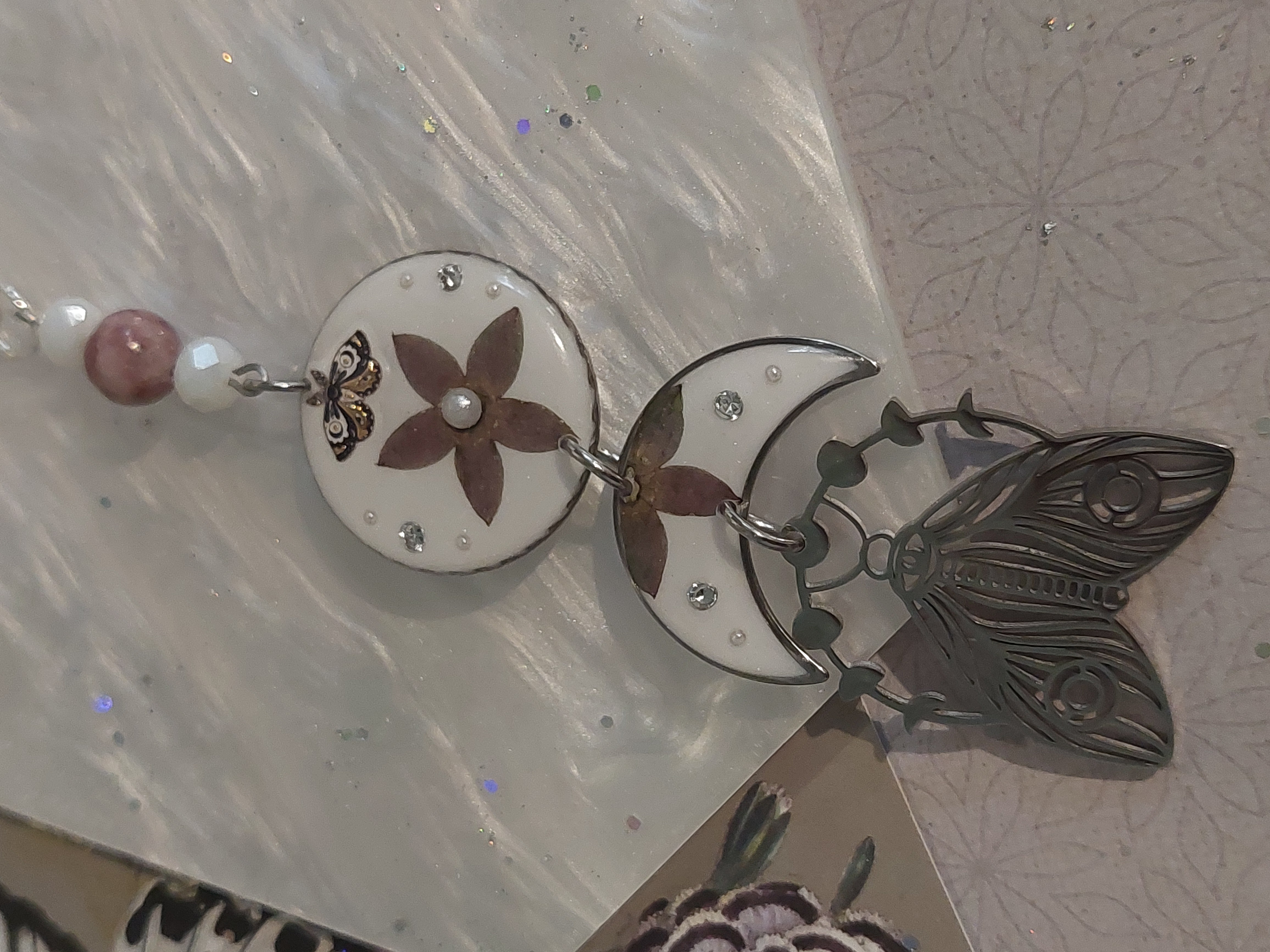 Collier collection "Papillons Mystiques" - modèle 5