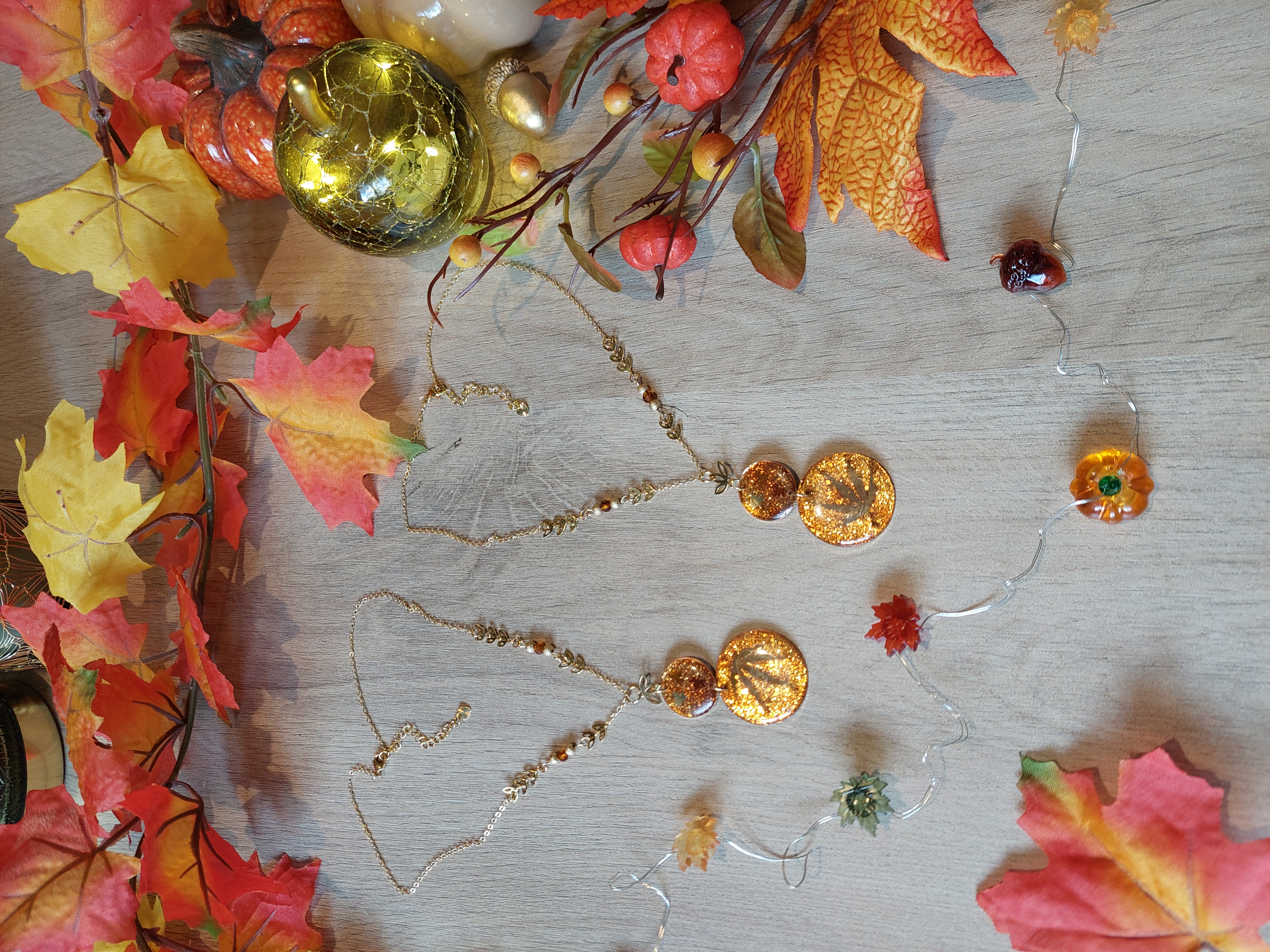 Collier collection "Au Coeur de l'Automne"