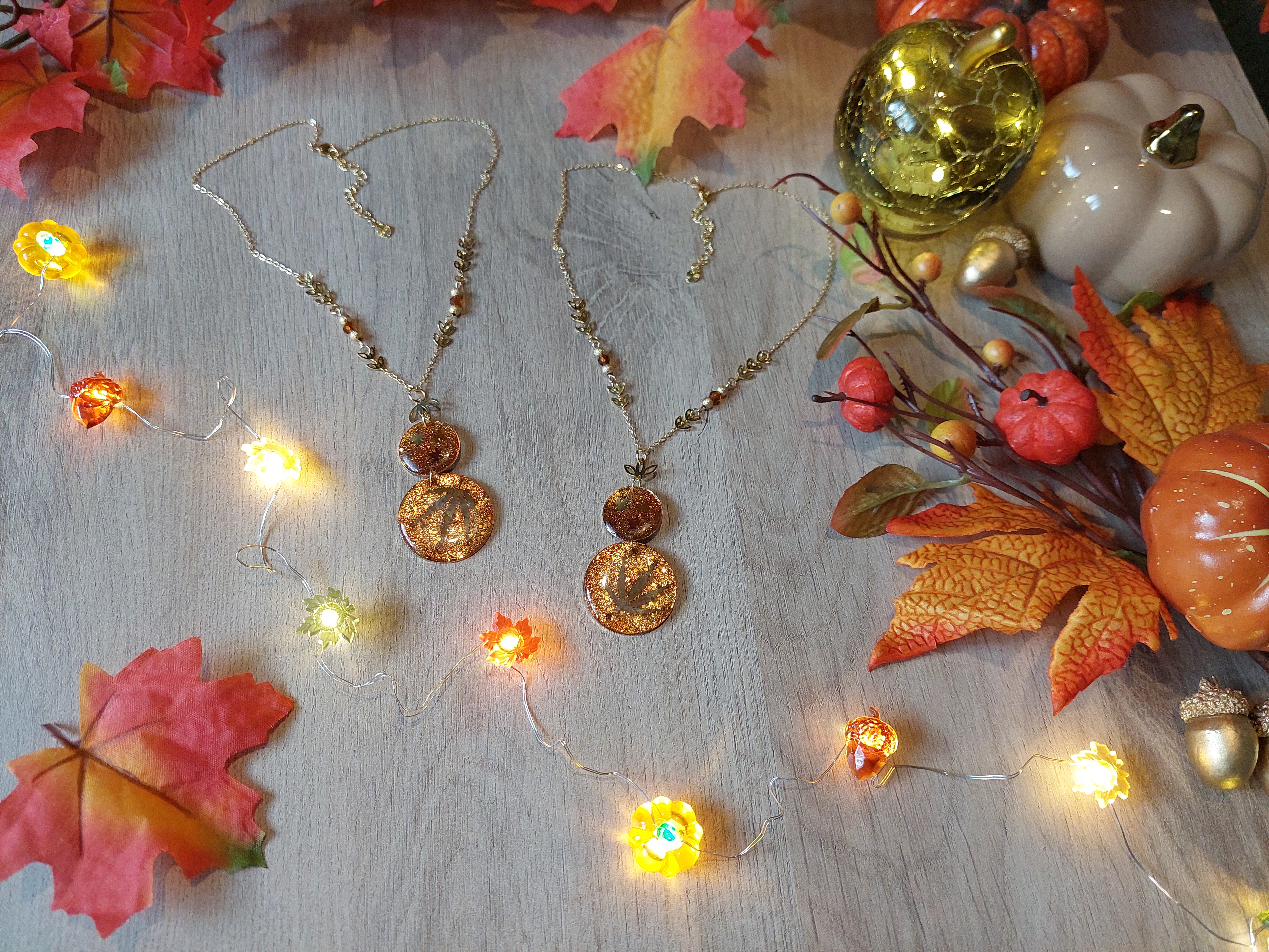 Collier collection "Au Coeur de l'Automne"