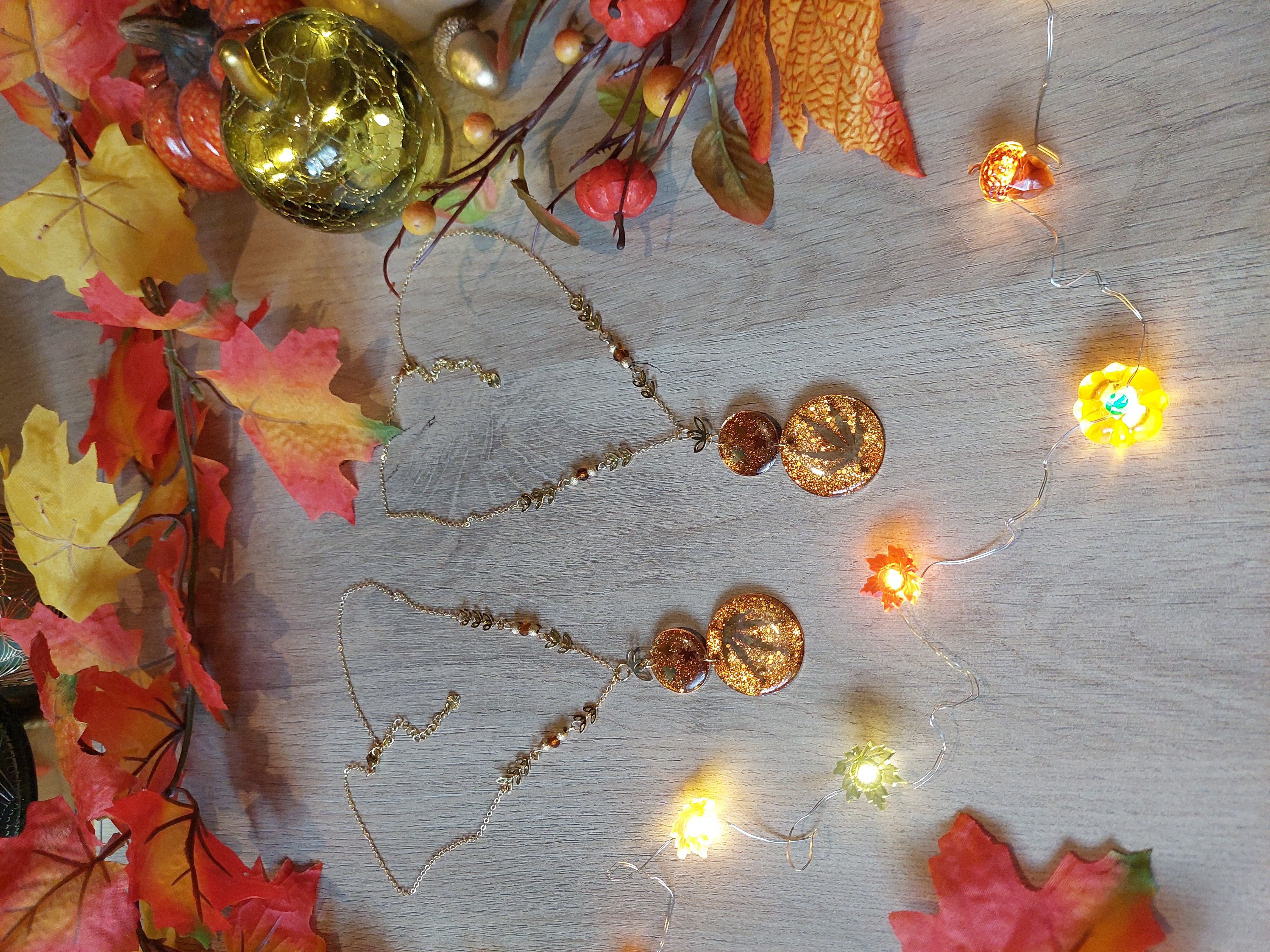 Collier collection "Au Coeur de l'Automne"