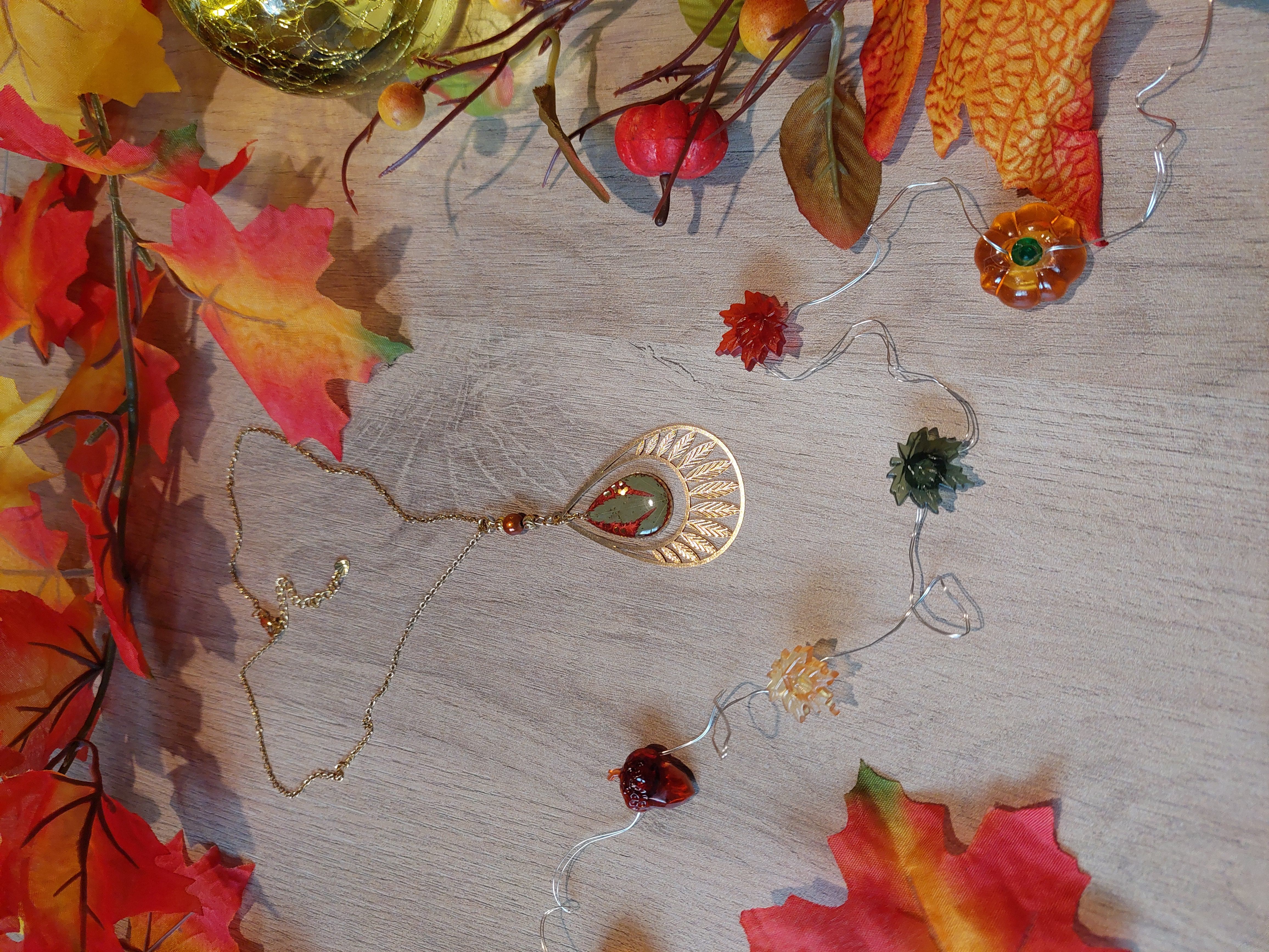 Collier collection "Au Coeur de l'Automne"