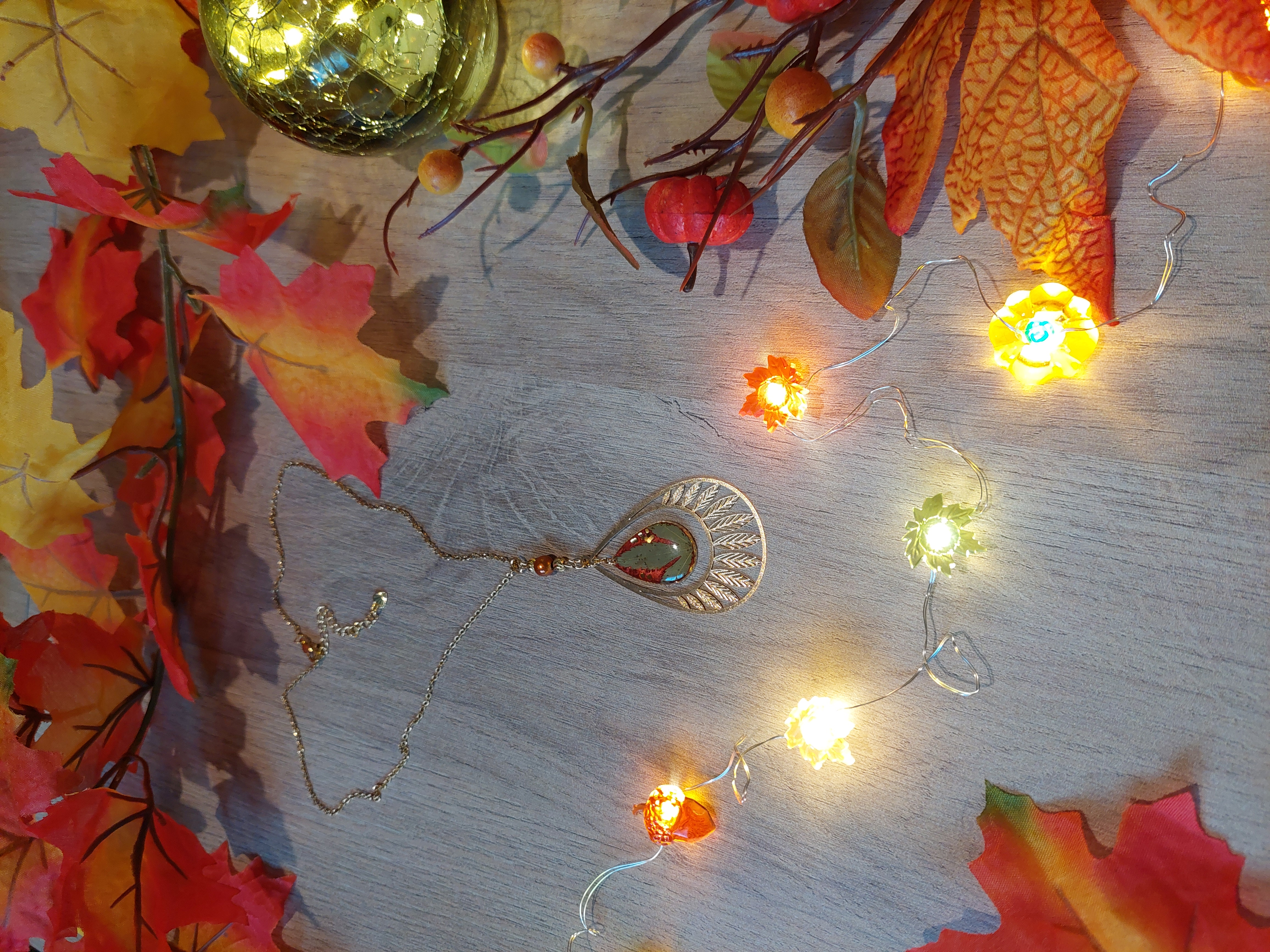 Collier collection "Au Coeur de l'Automne"