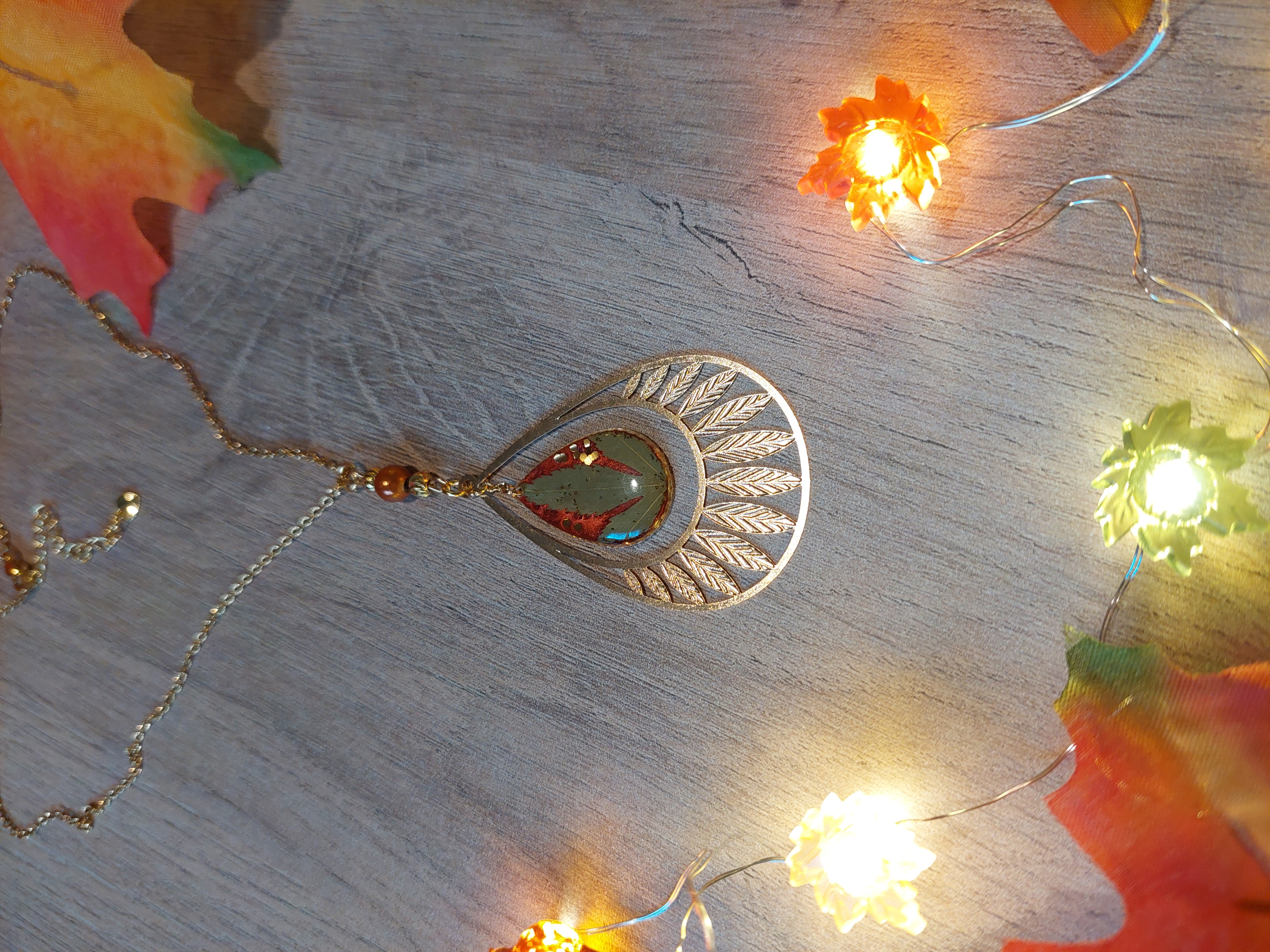 Collier collection "Au Coeur de l'Automne"