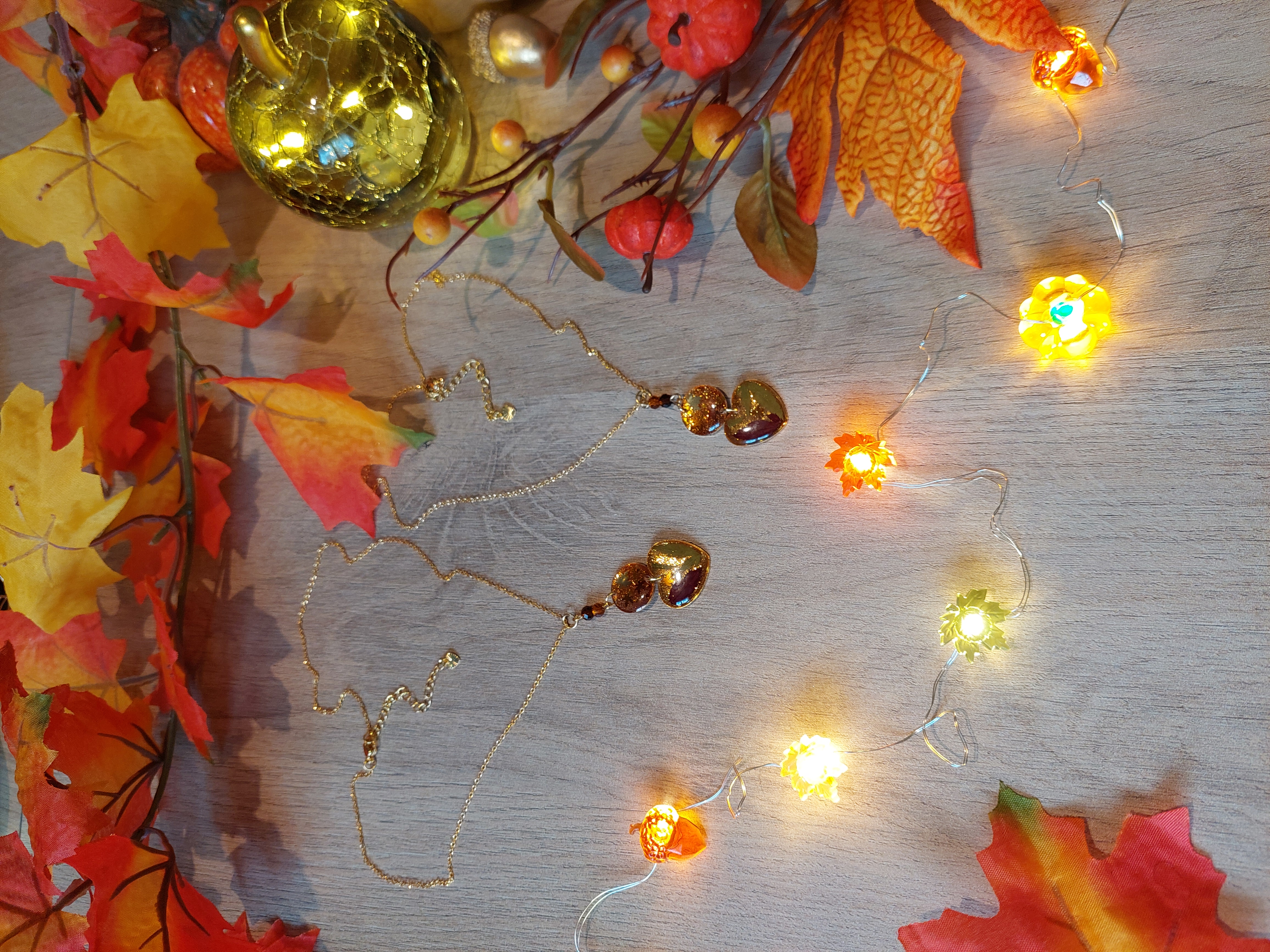 Collier collection "Au Coeur de l'Automne"