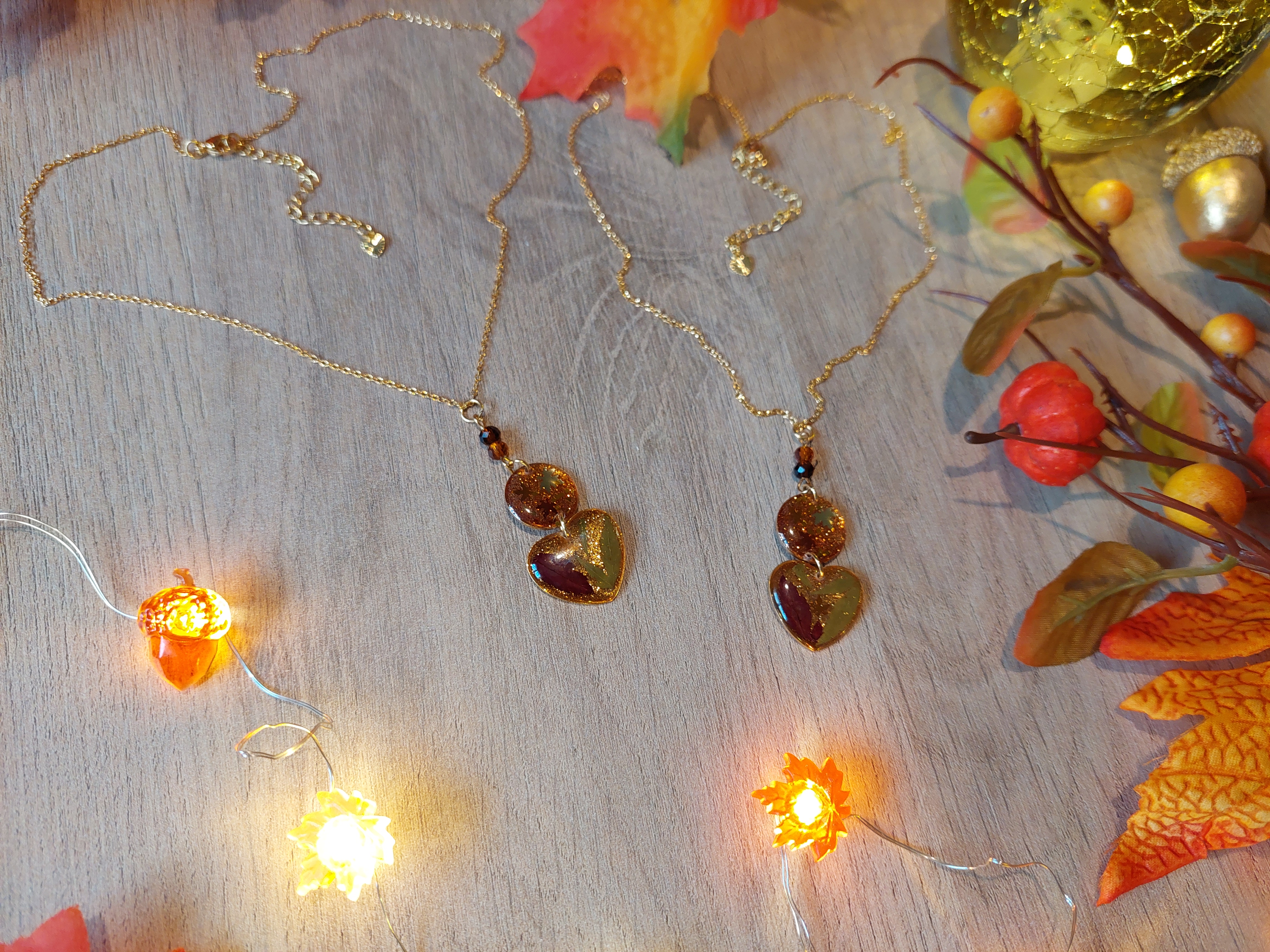 Collier collection "Au Coeur de l'Automne"