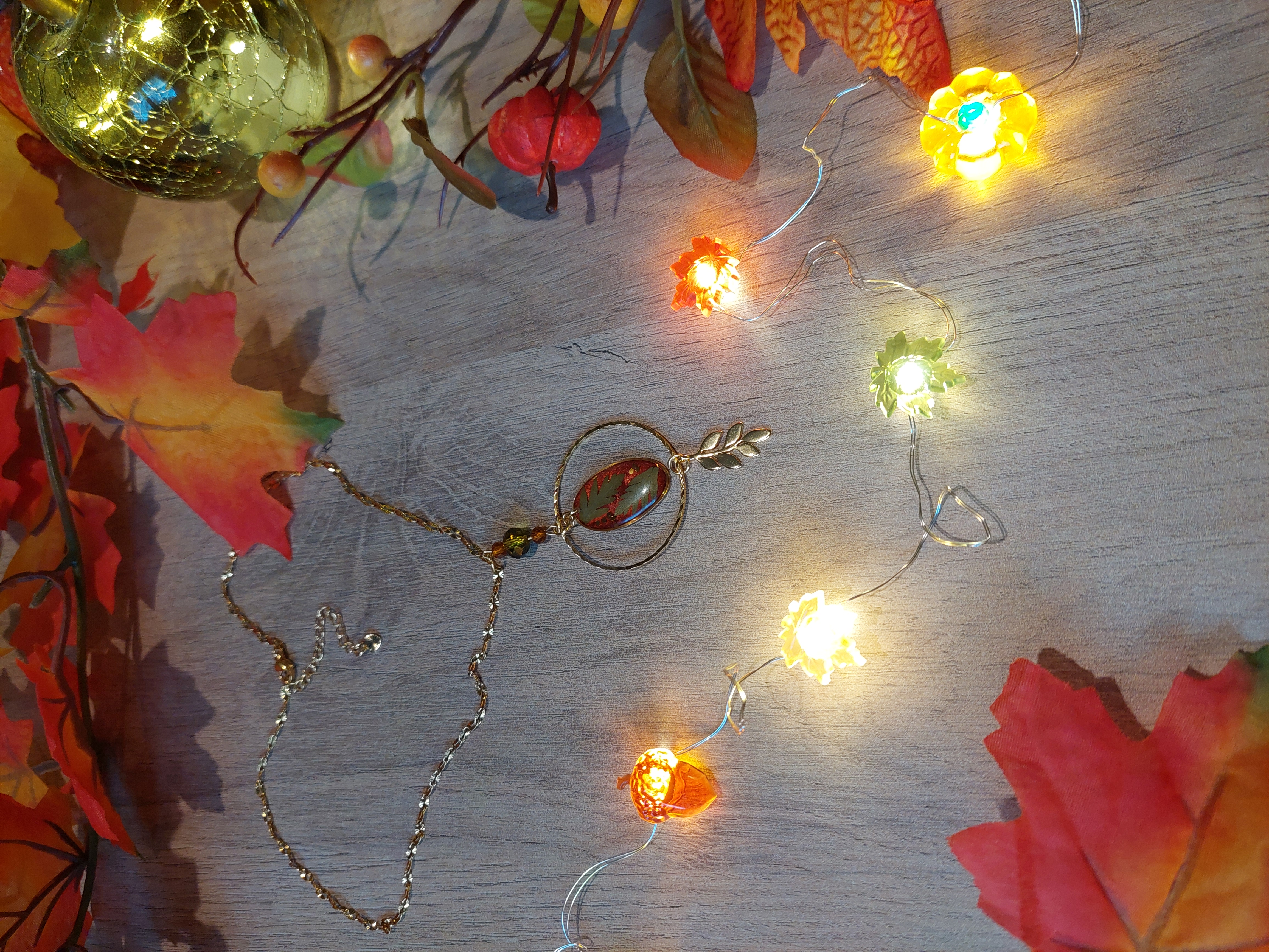 Collier collection "Au Coeur de l'Automne"