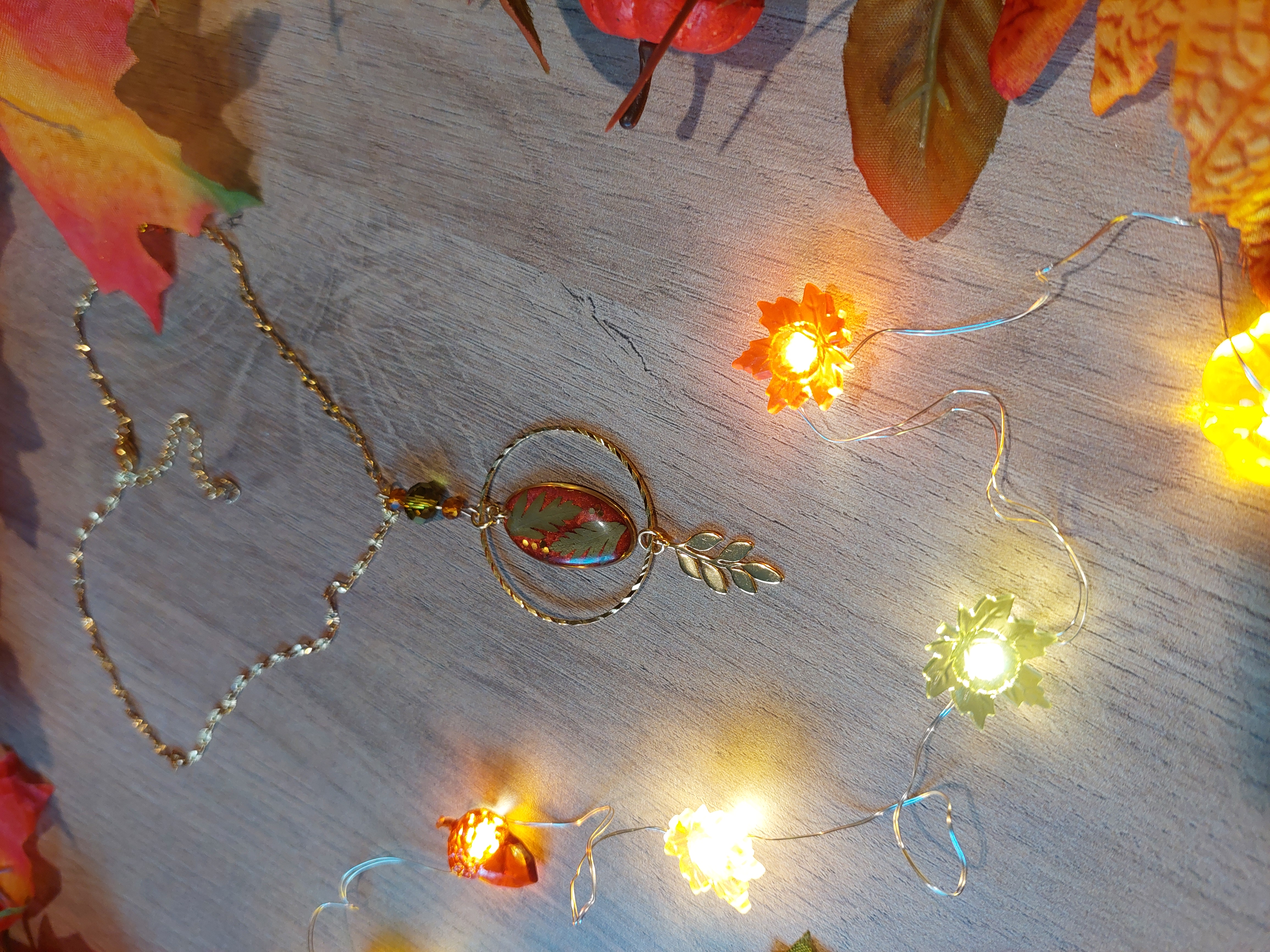 Collier collection "Au Coeur de l'Automne"