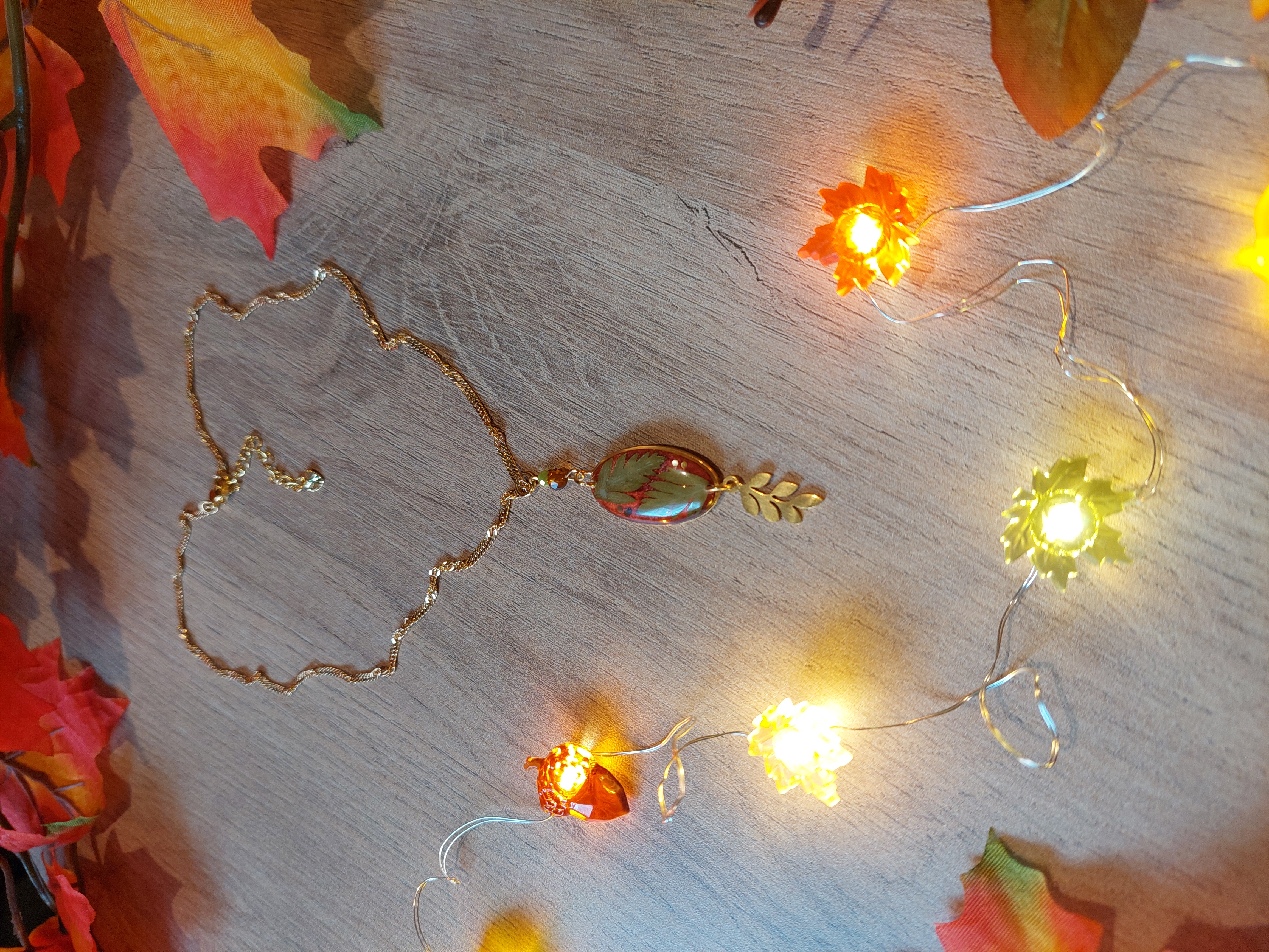 Collier collection "Au Coeur de l'Automne"