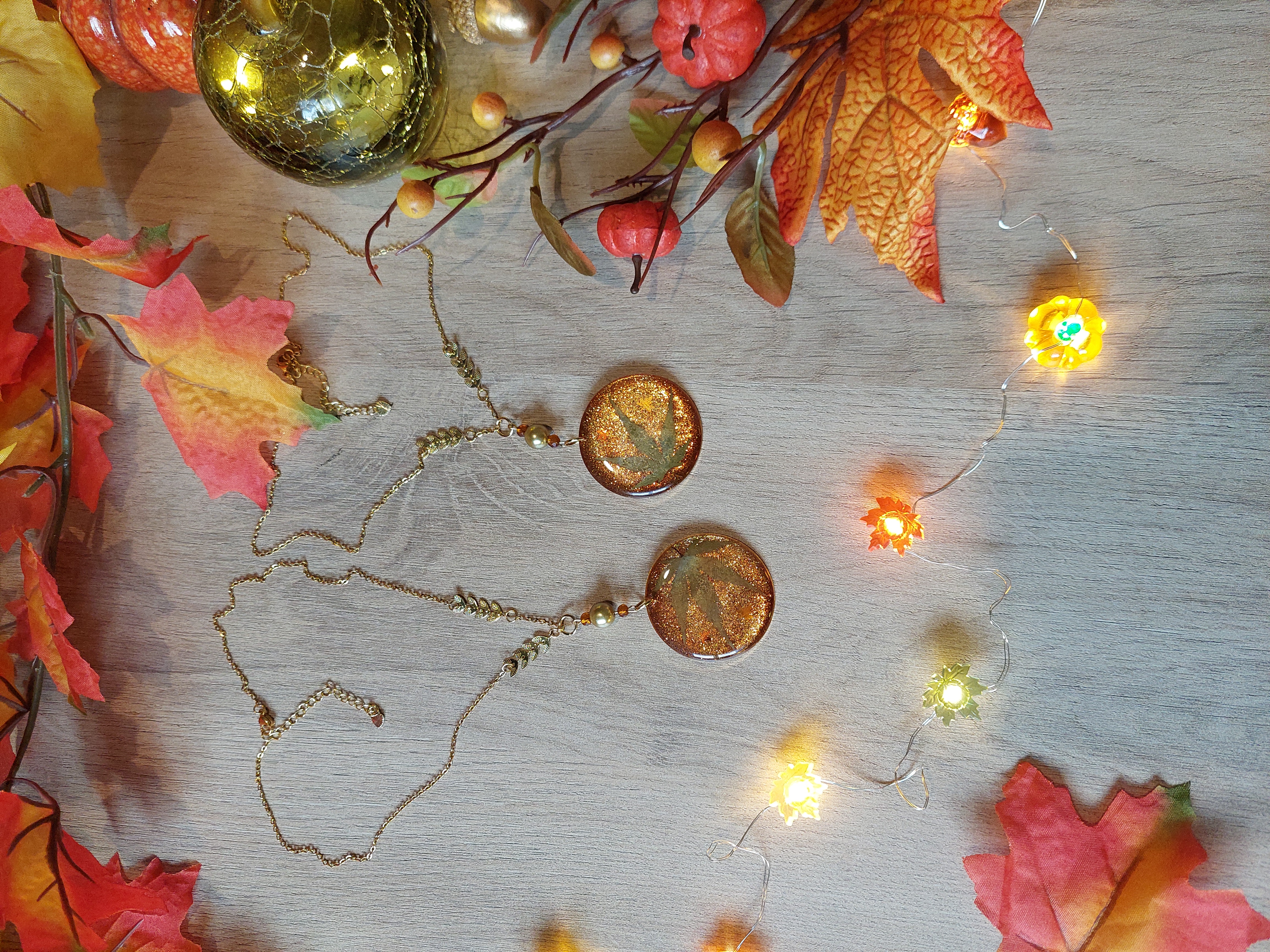 Collier collection "Au Coeur de l'Automne"