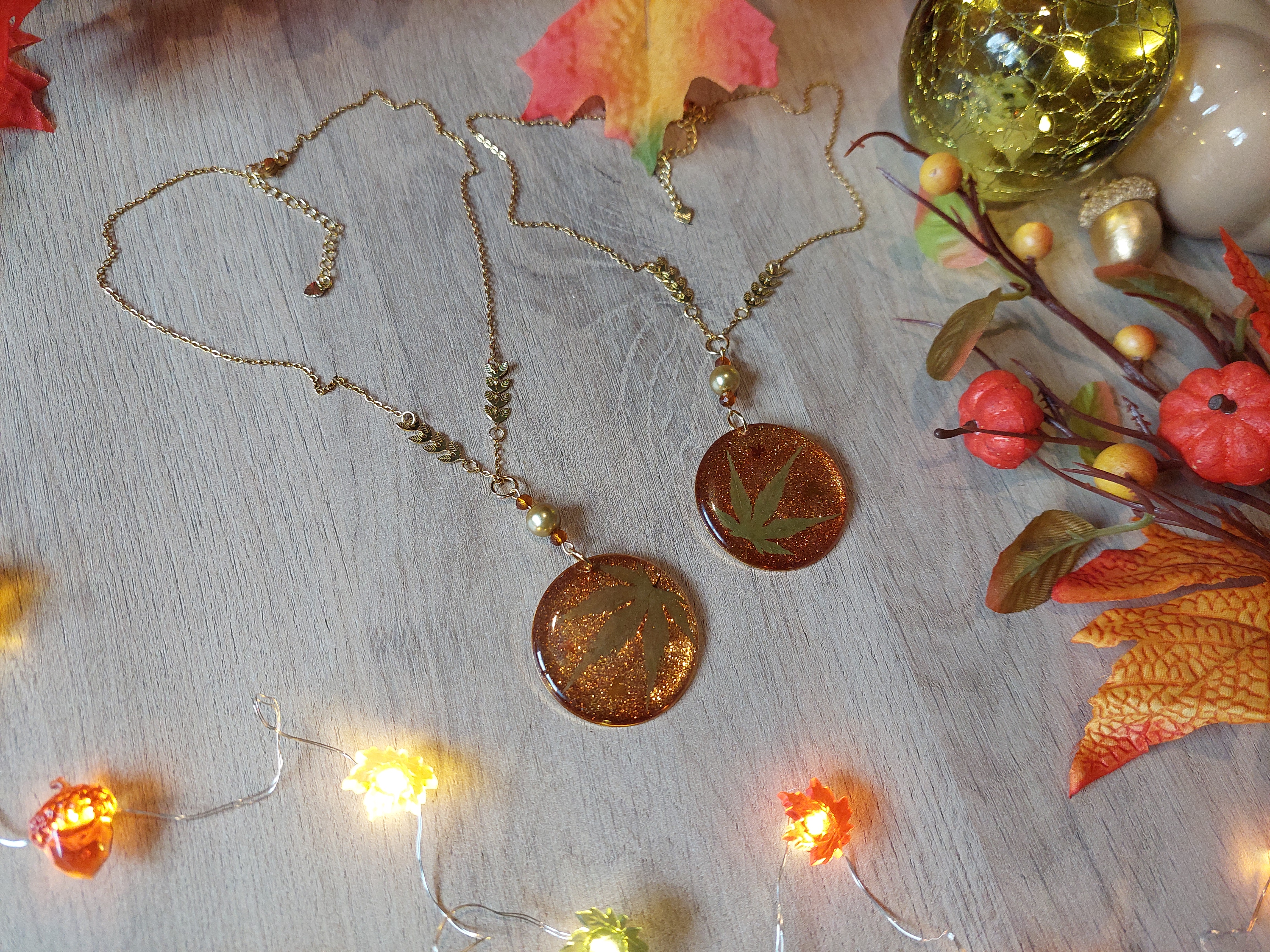 Collier collection "Au Coeur de l'Automne"