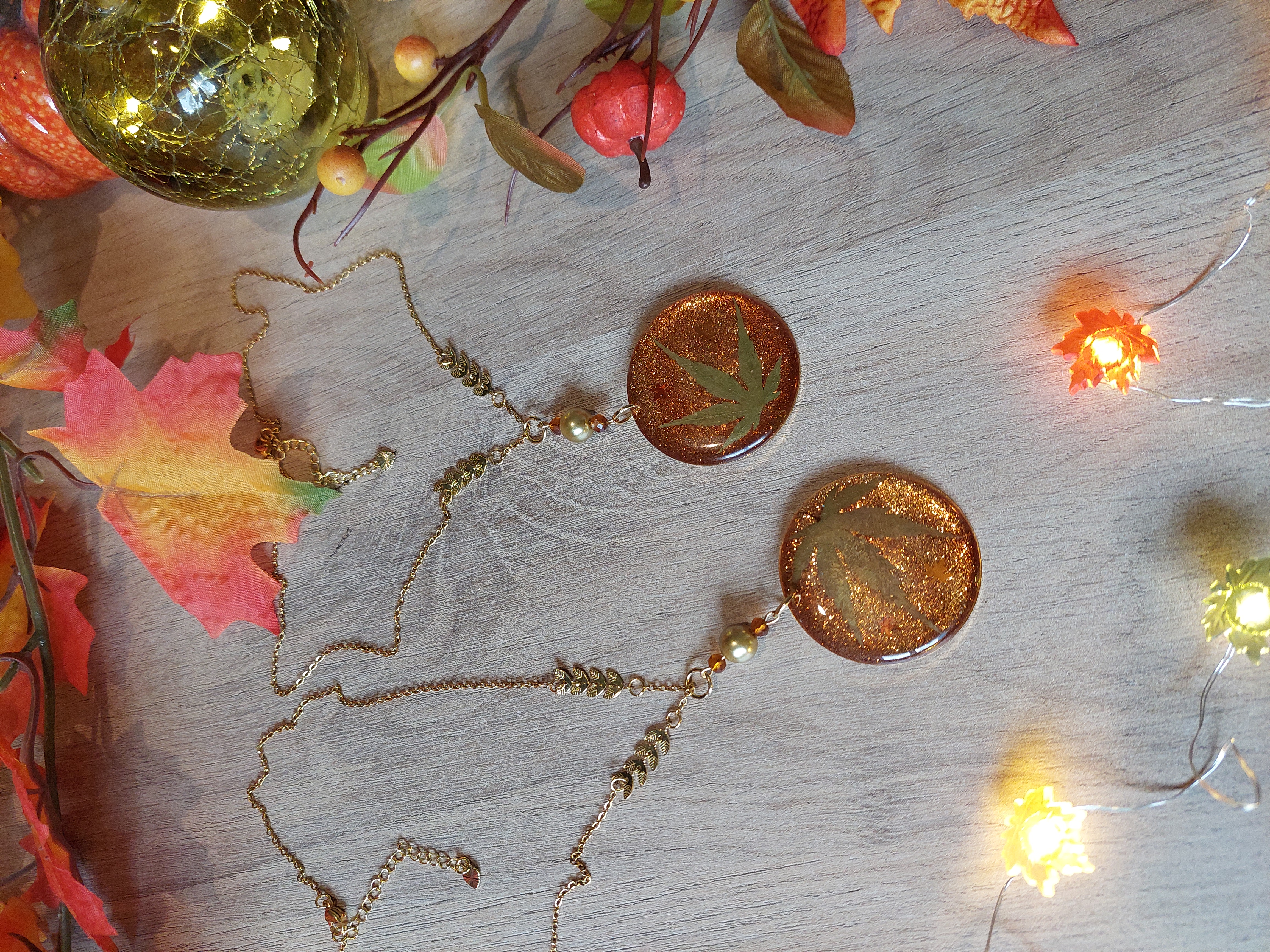 Collier collection "Au Coeur de l'Automne"