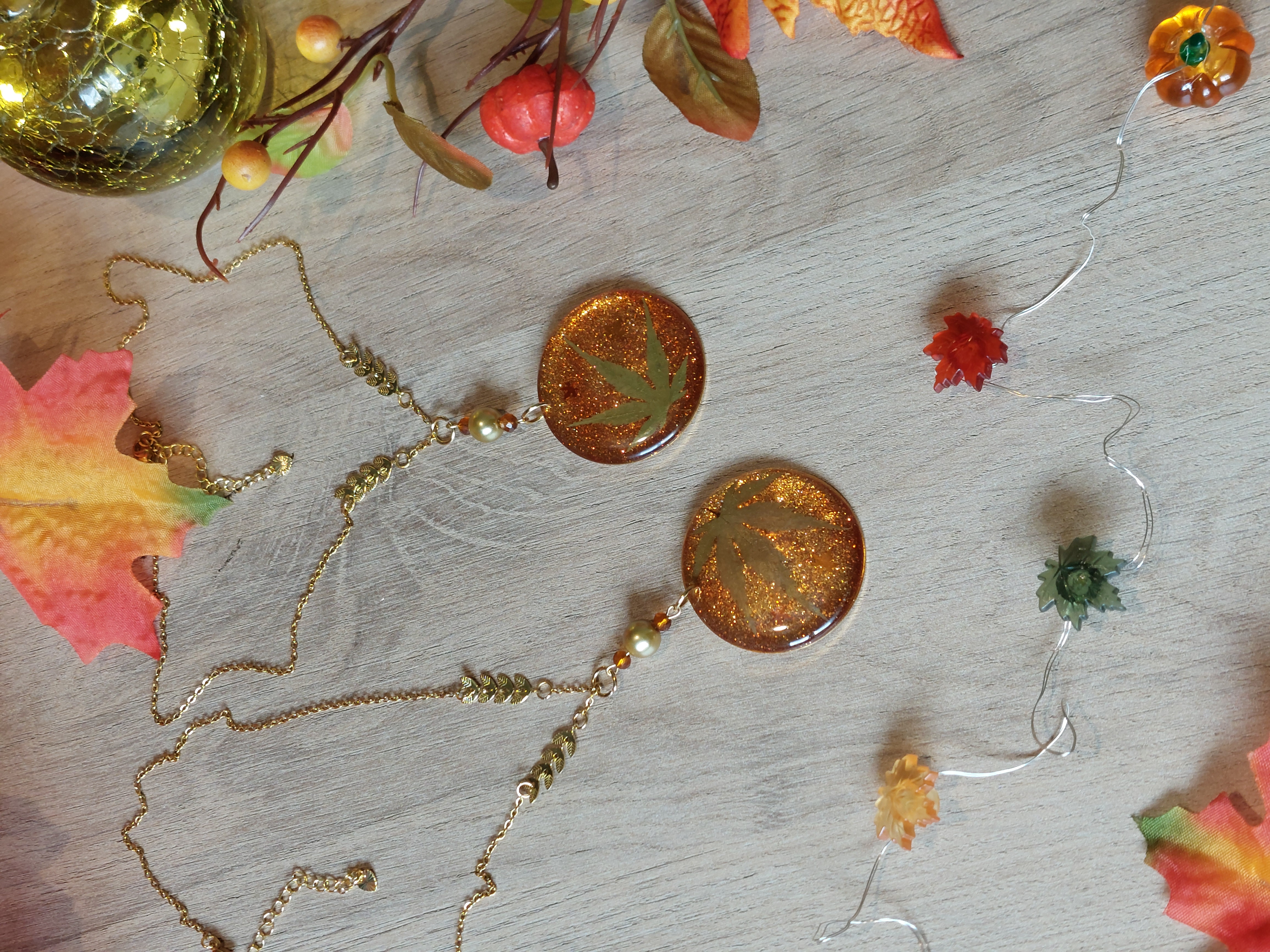 Collier collection "Au Coeur de l'Automne"