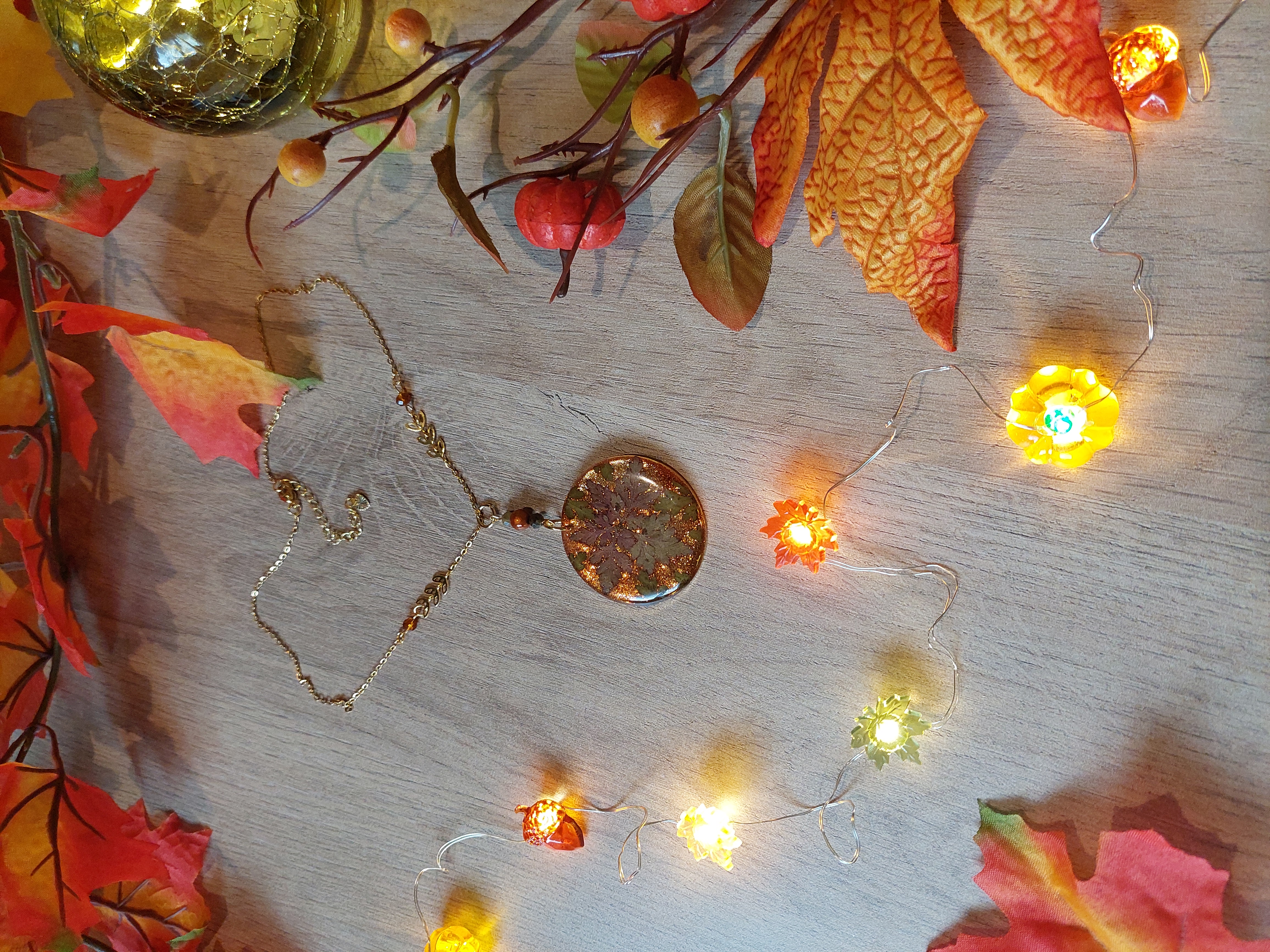 Collier collection "Au Coeur de l'Automne"