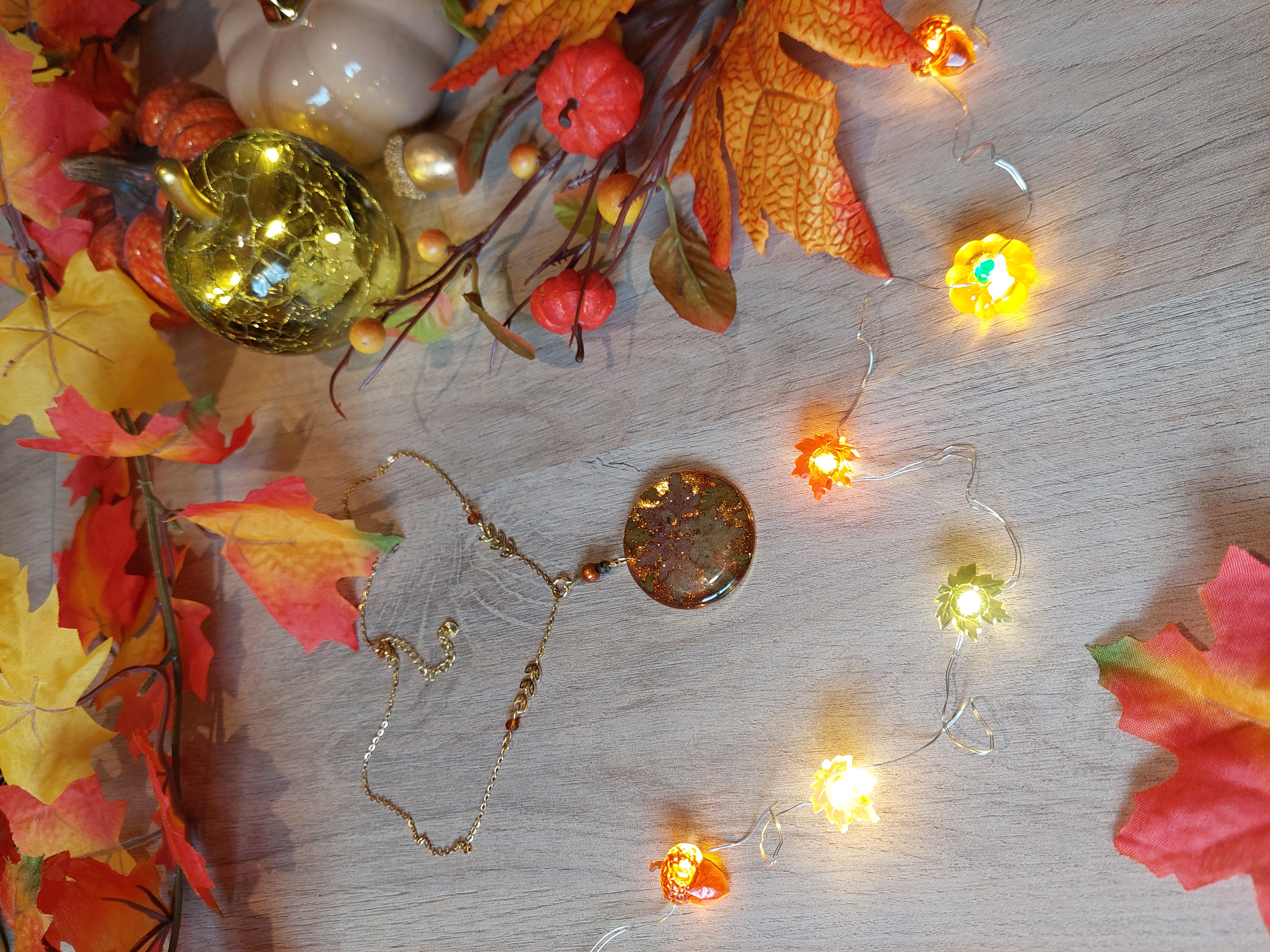 Collier collection "Au Coeur de l'Automne"