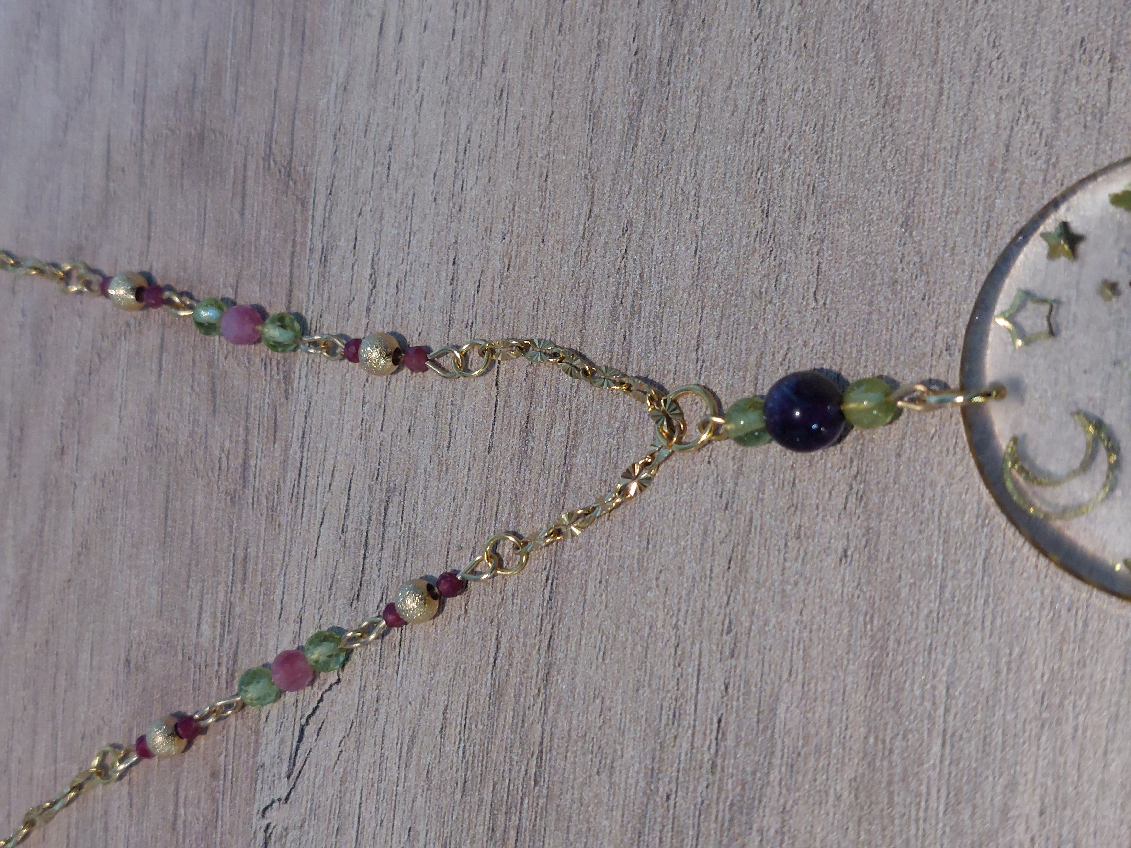 Collier "Jardin de Noël"