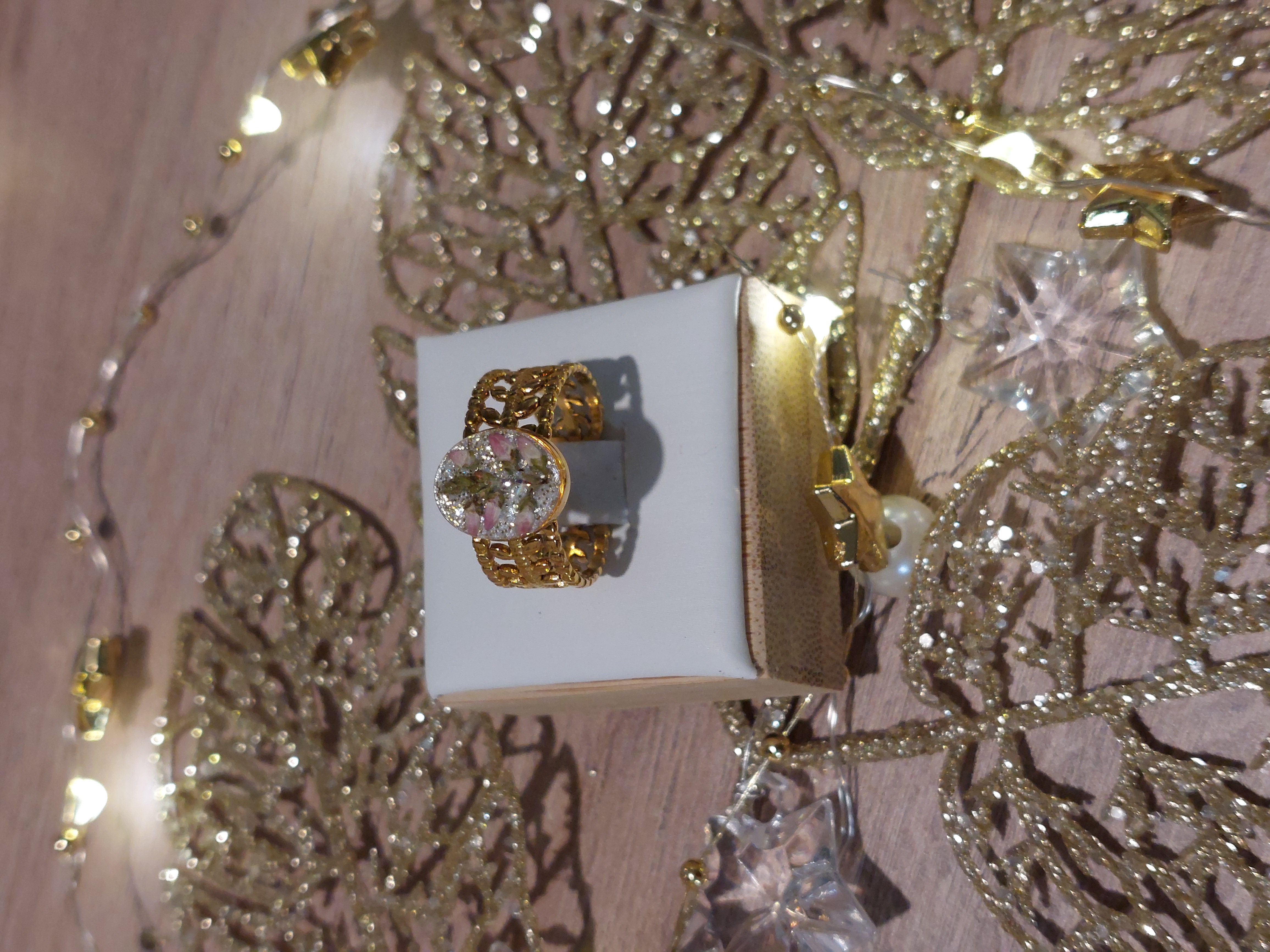 Bague Dorée Bruyère (modèle anneau travaillé)