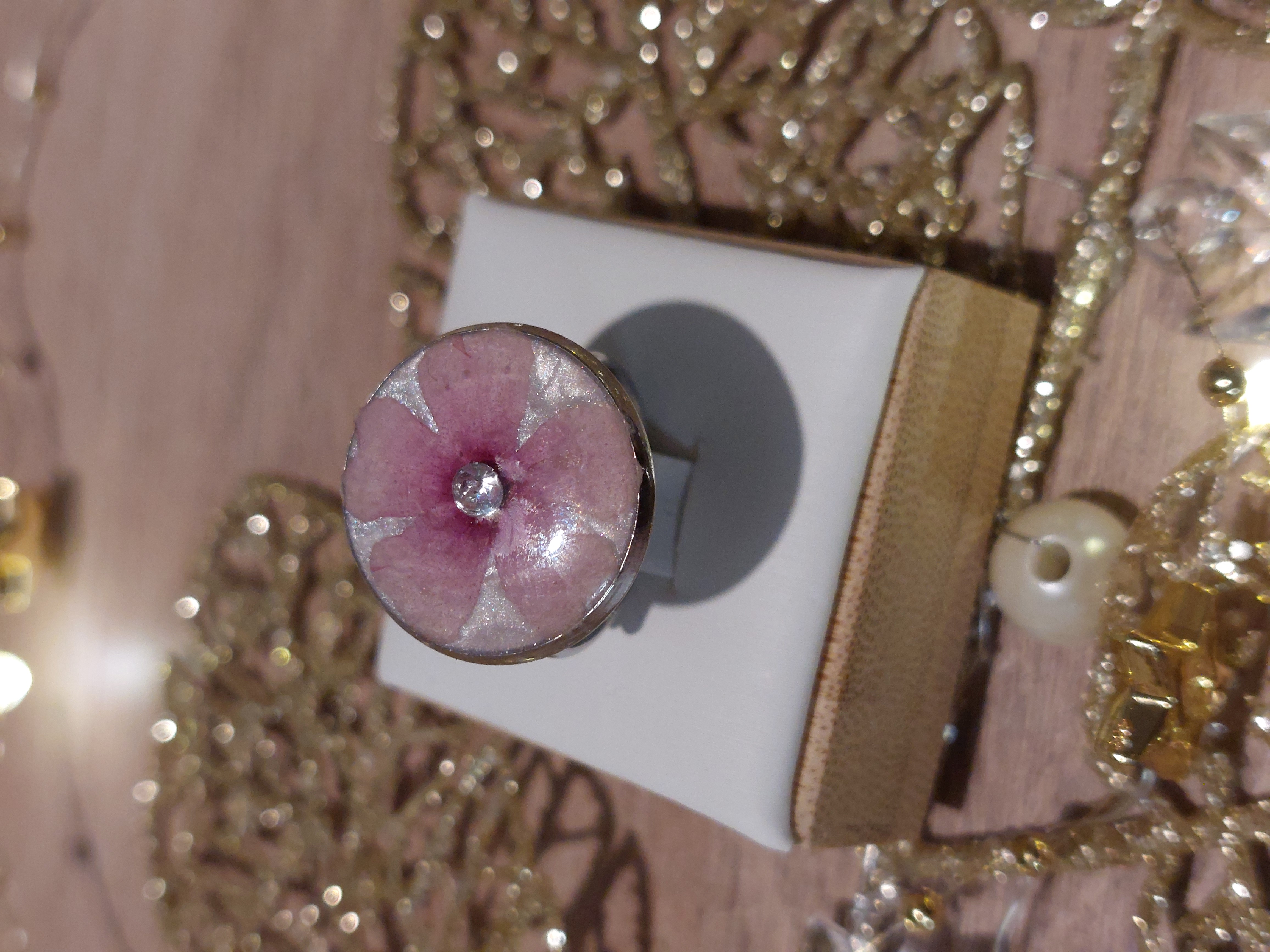 Bague Argentée Verveine (ronde)