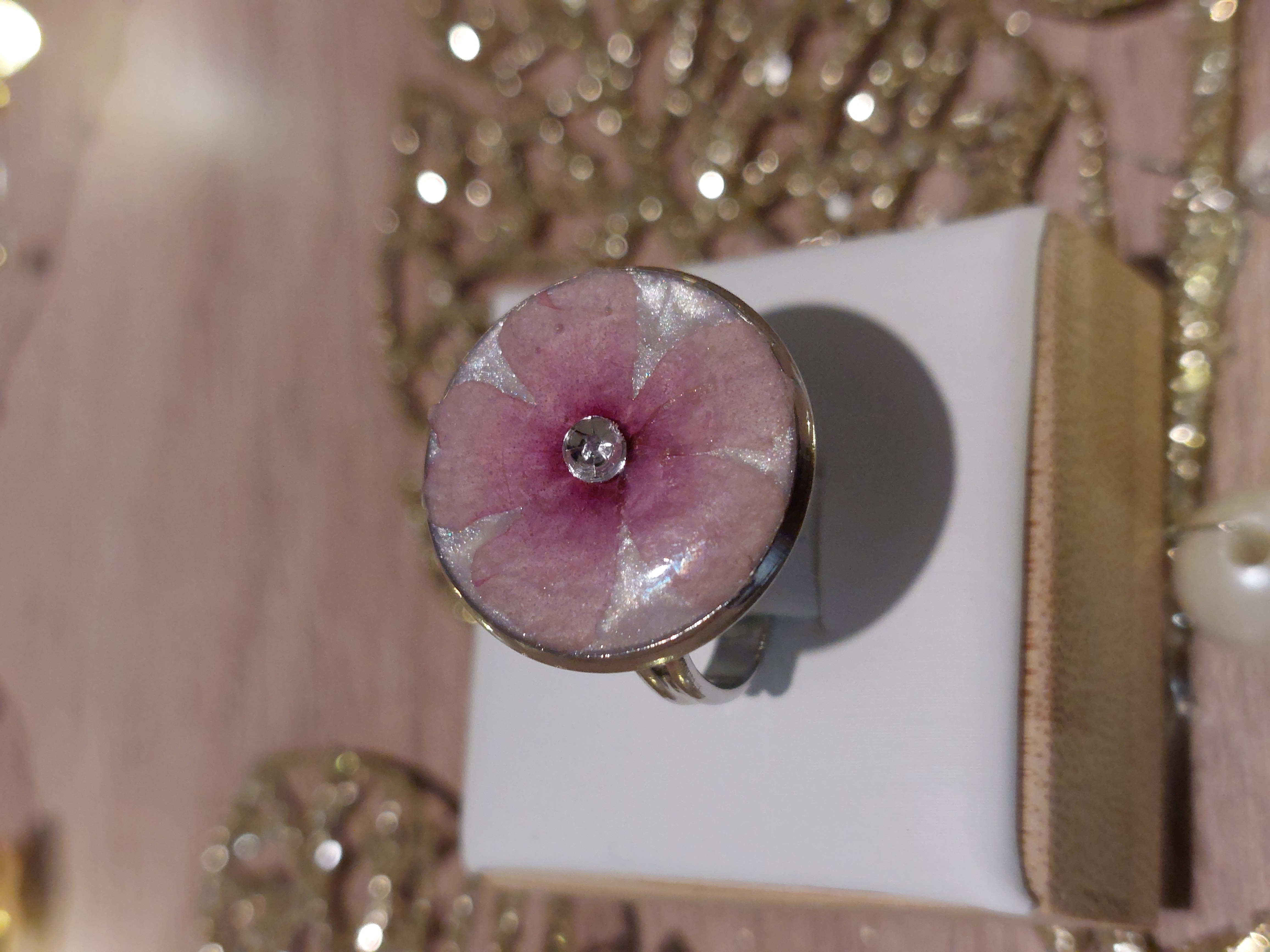 Bague Argentée Verveine (ronde)