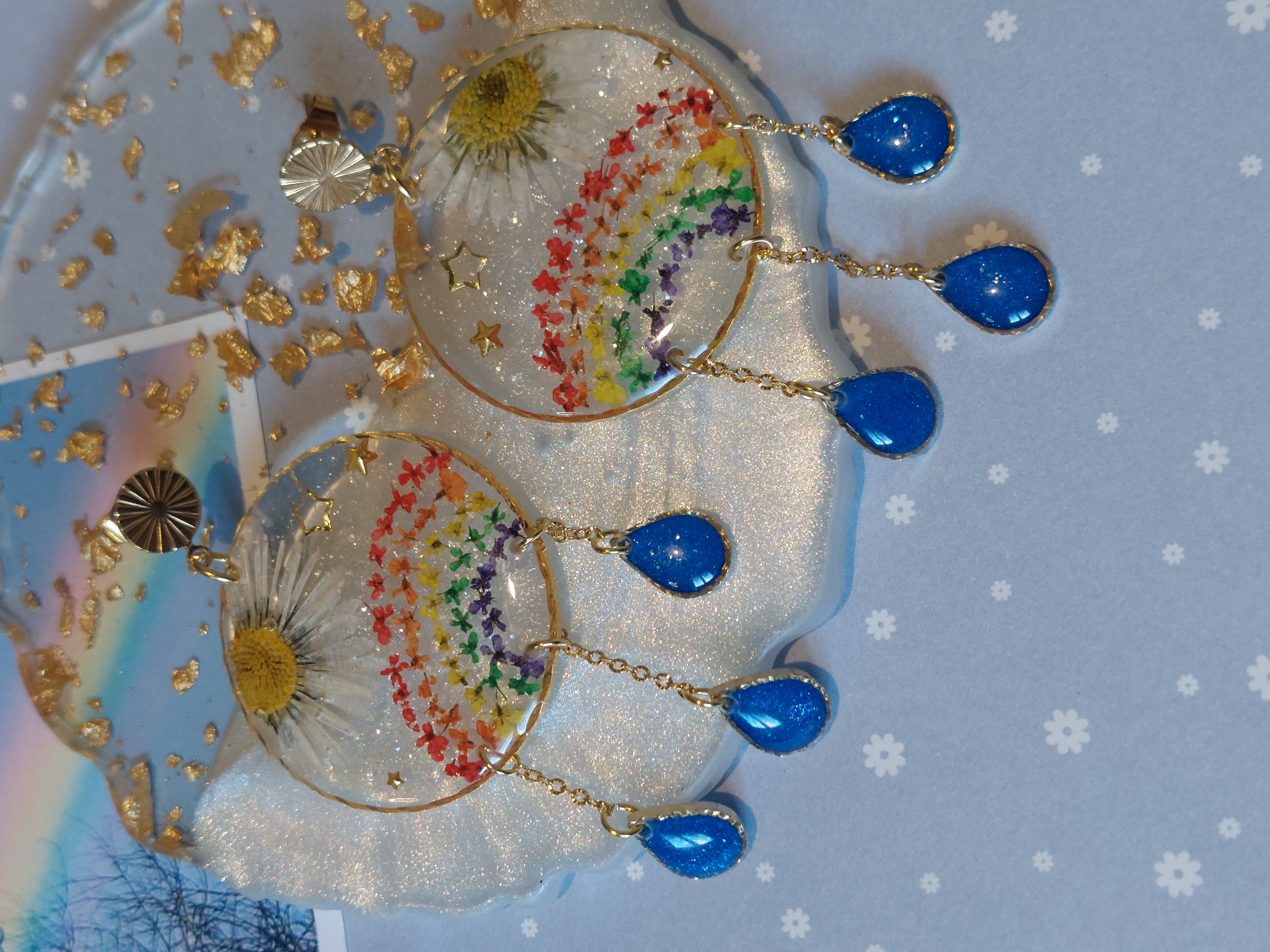 Boucles d'oreilles "Shining Rainbow"