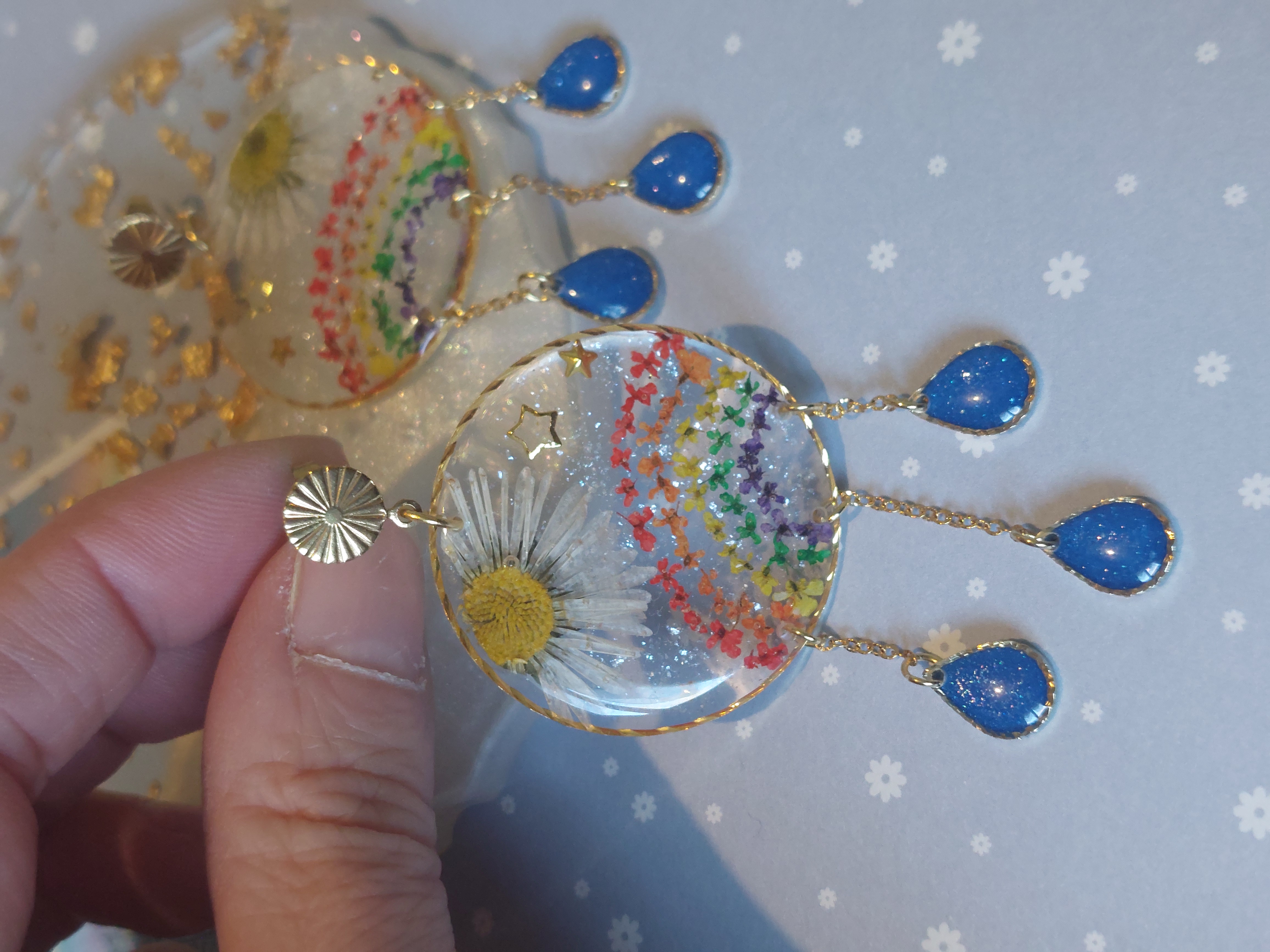 Boucles d'oreilles "Shining Rainbow"