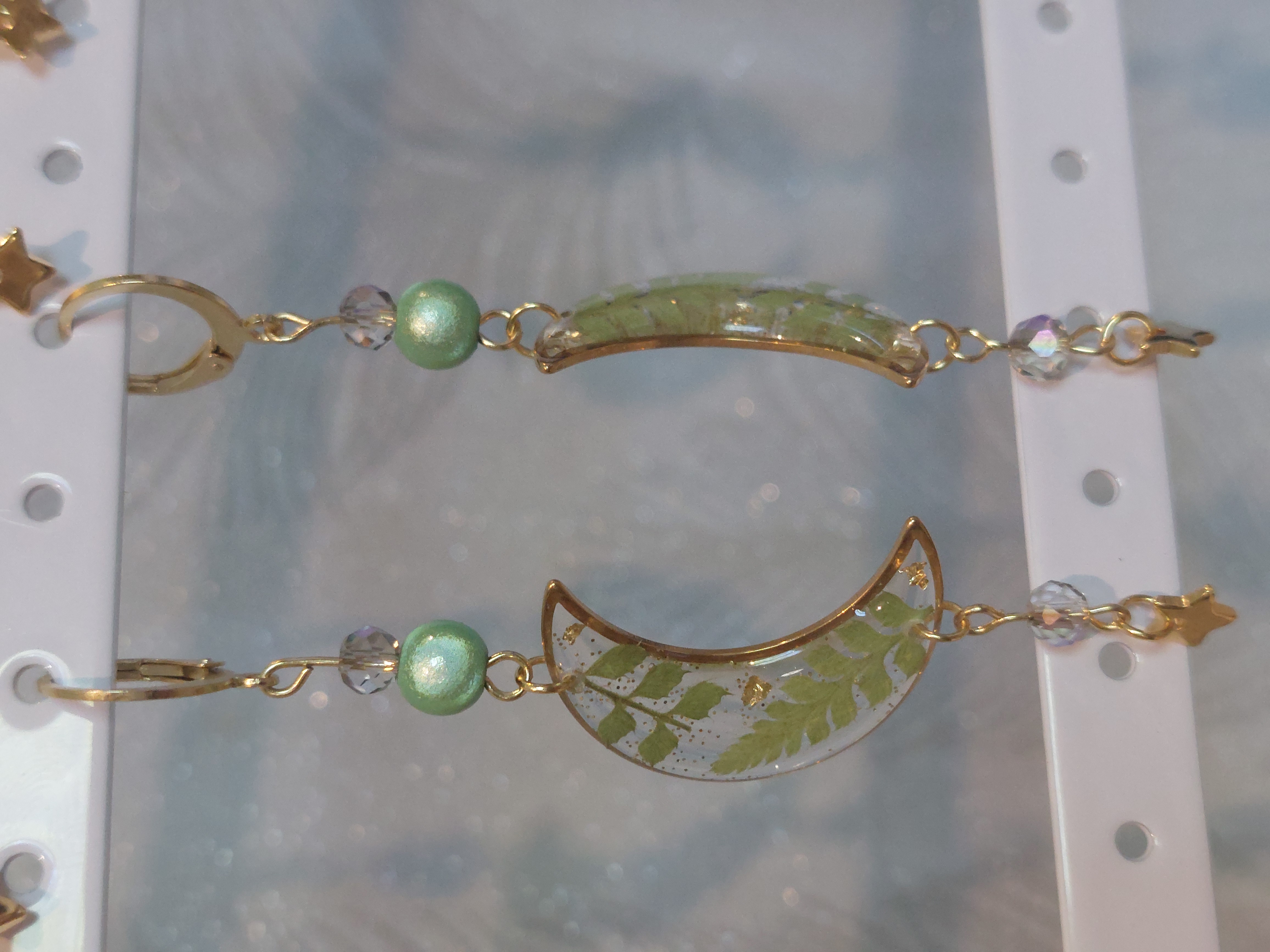 Fougère - perle verte