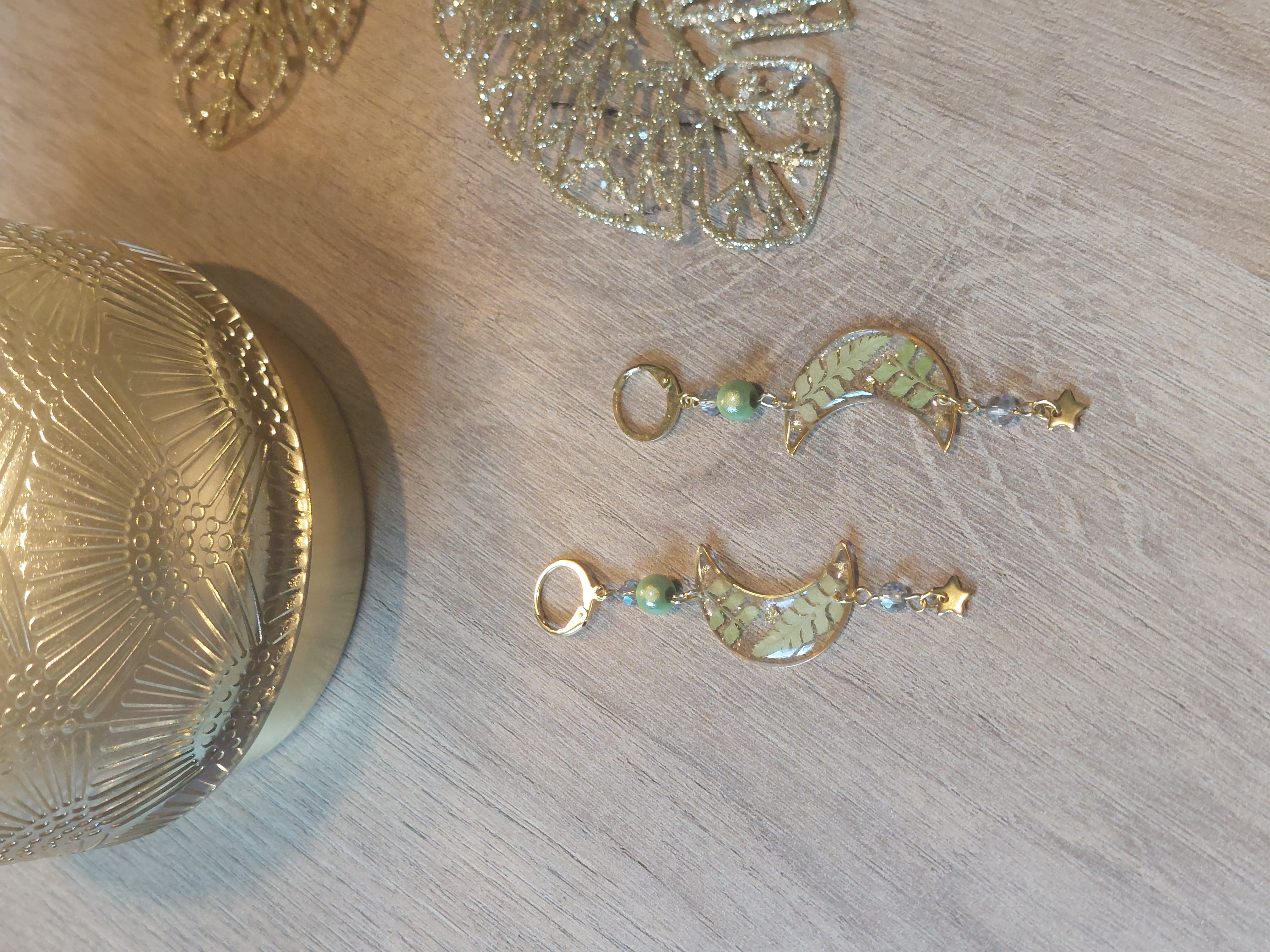 Fougère - perle verte