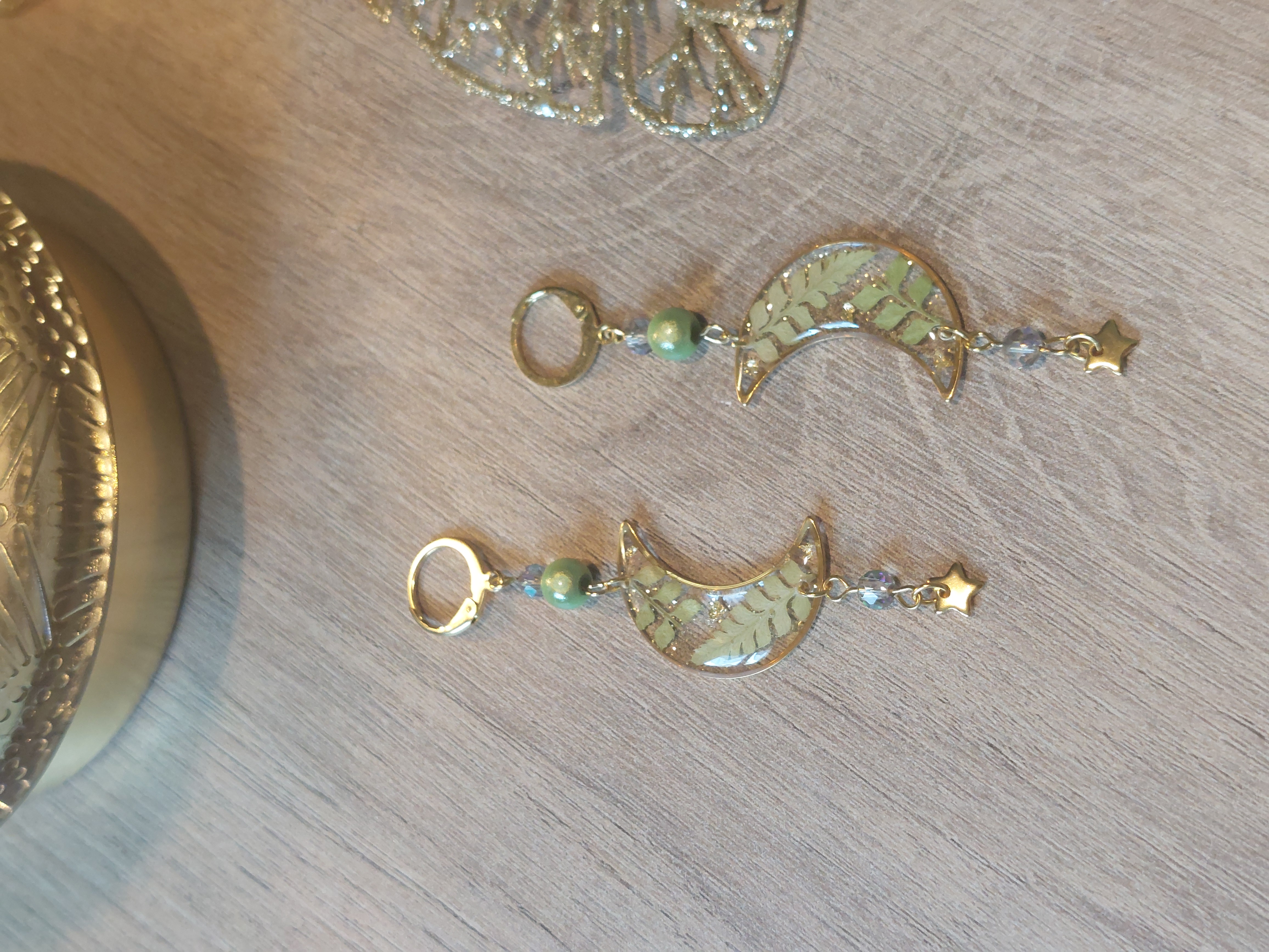 Fougère - perle verte