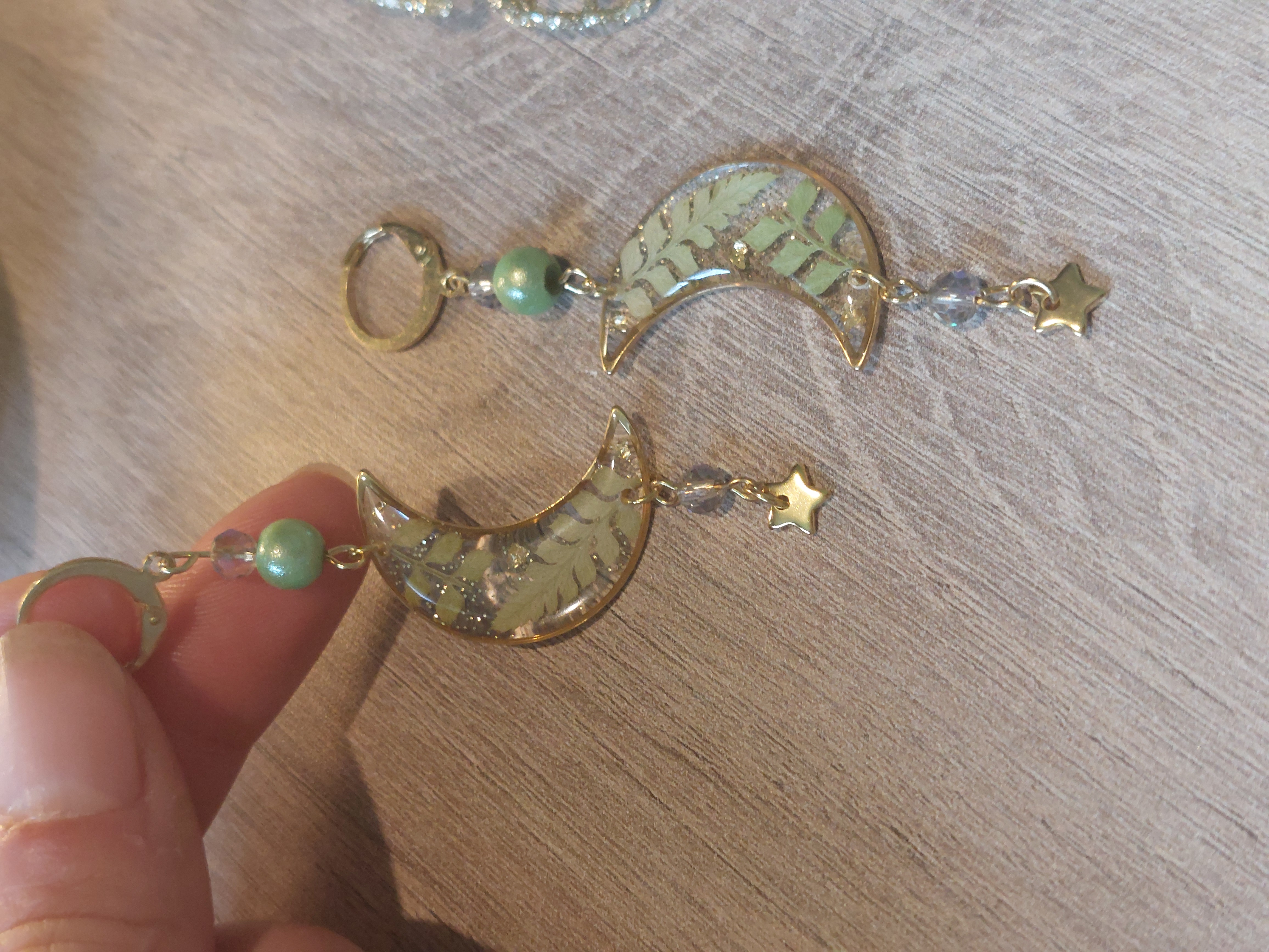 Fougère - perle verte