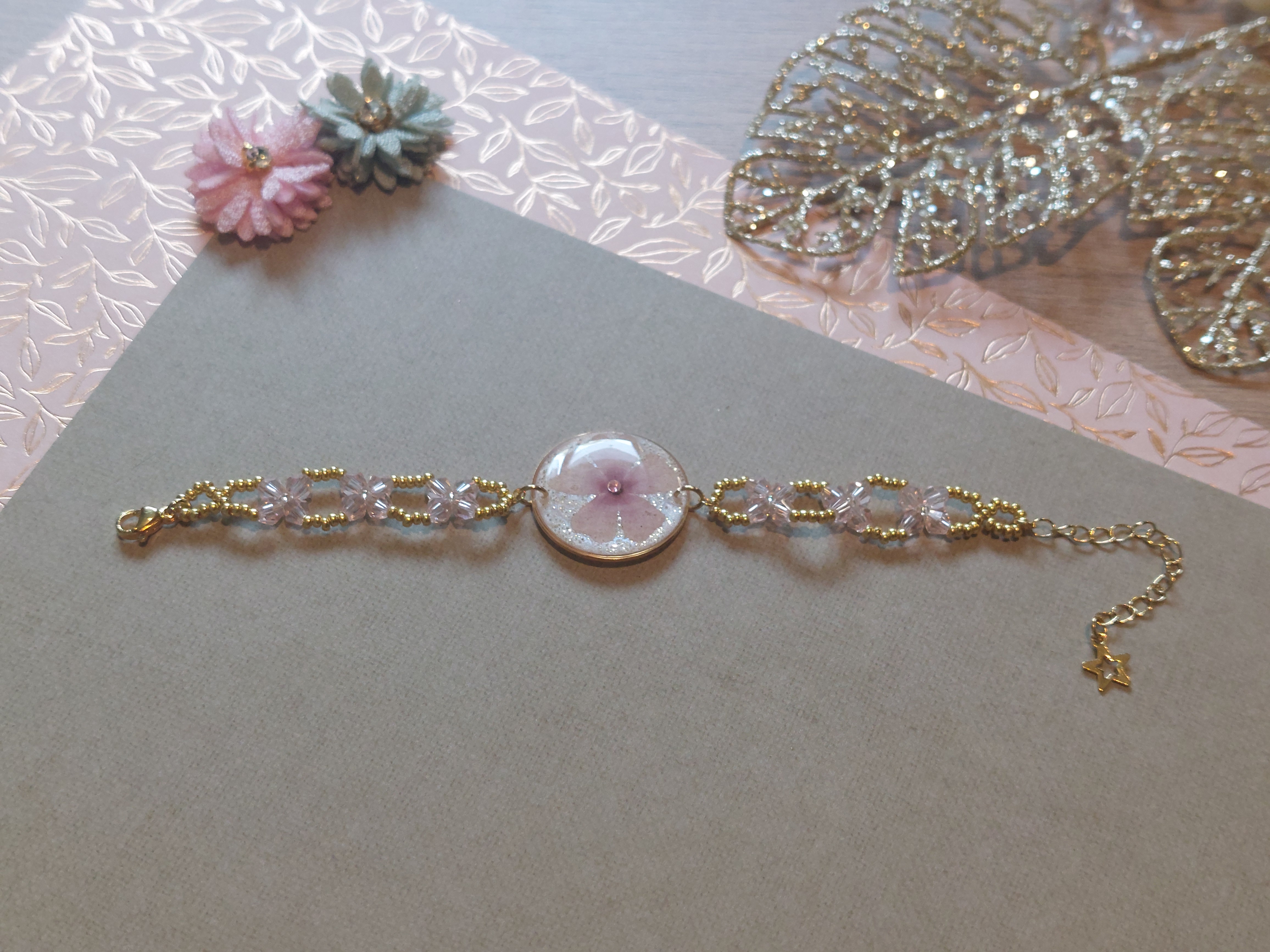Bracelet "Verveine Romantique"