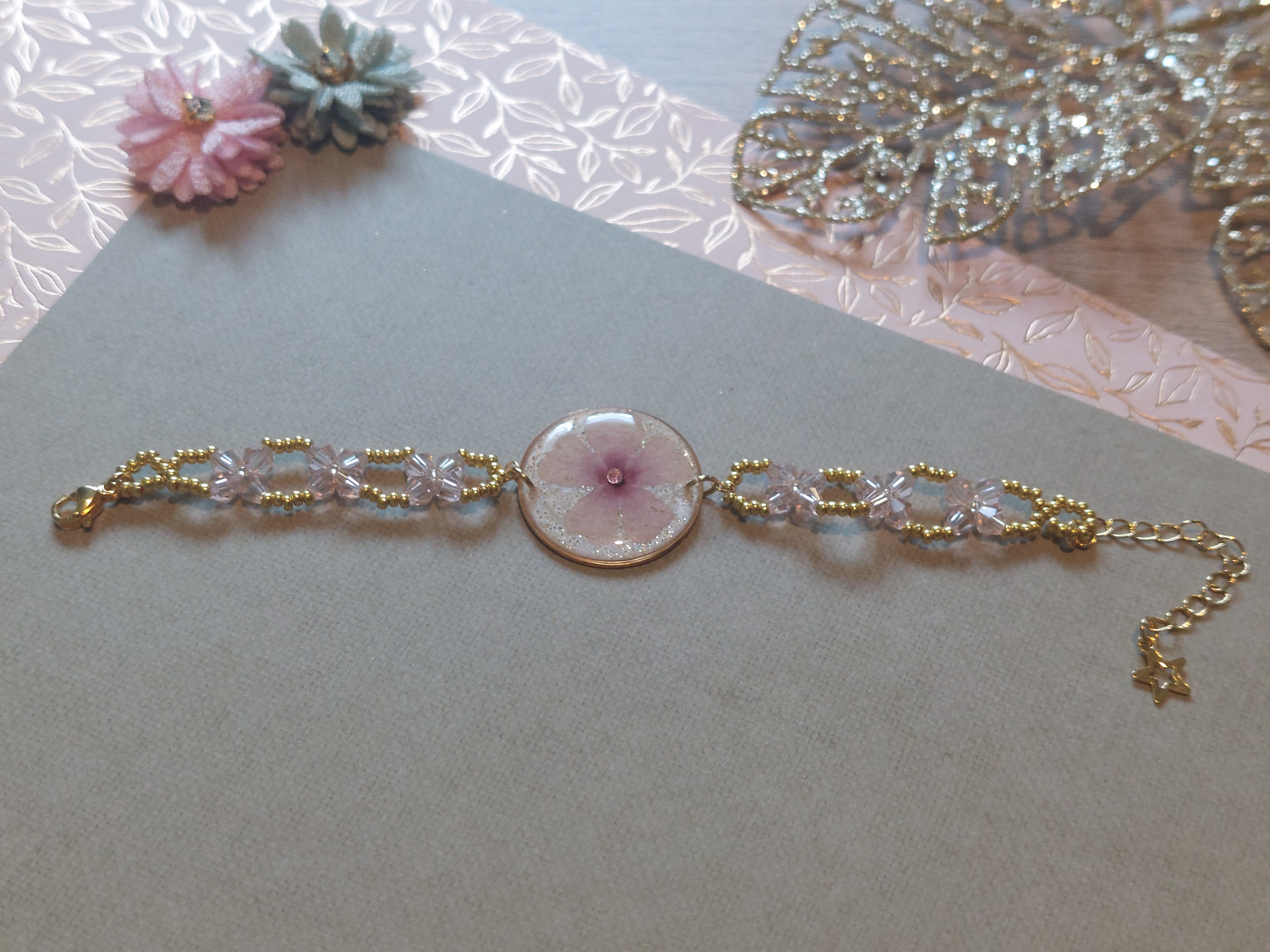 Bracelet "Verveine Romantique"