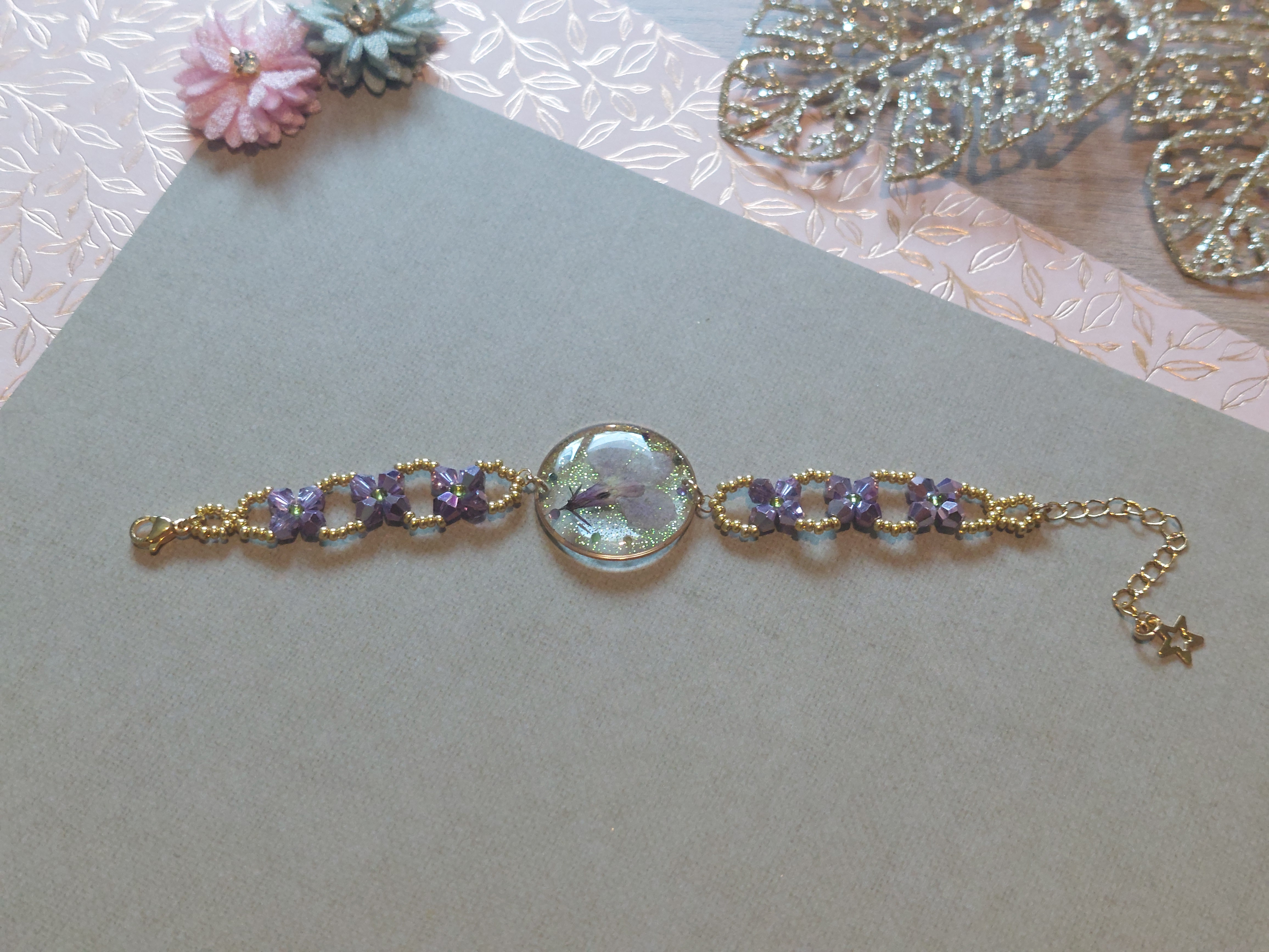 Bracelet "Cristal de Lobélia"