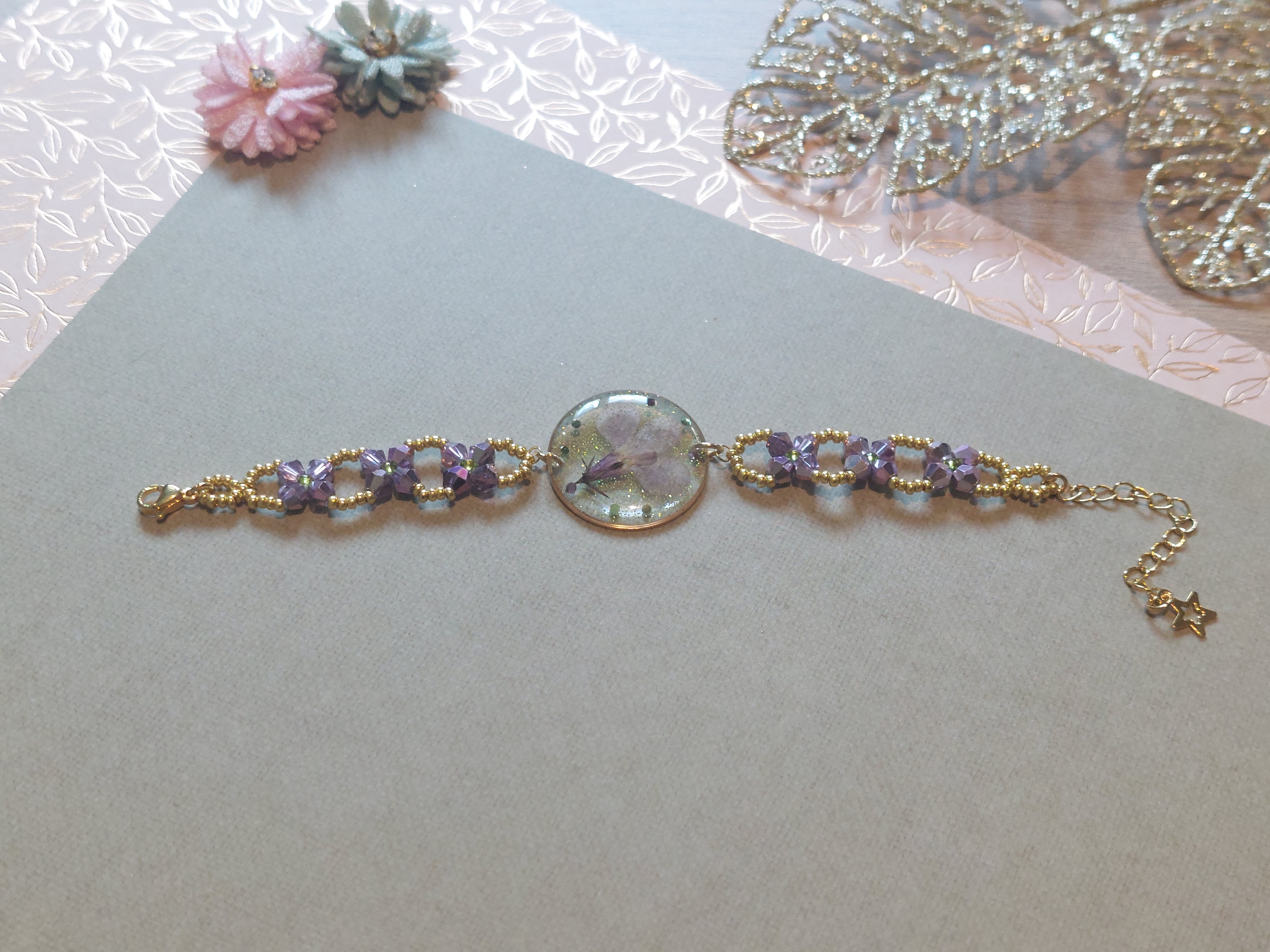 Bracelet "Cristal de Lobélia"