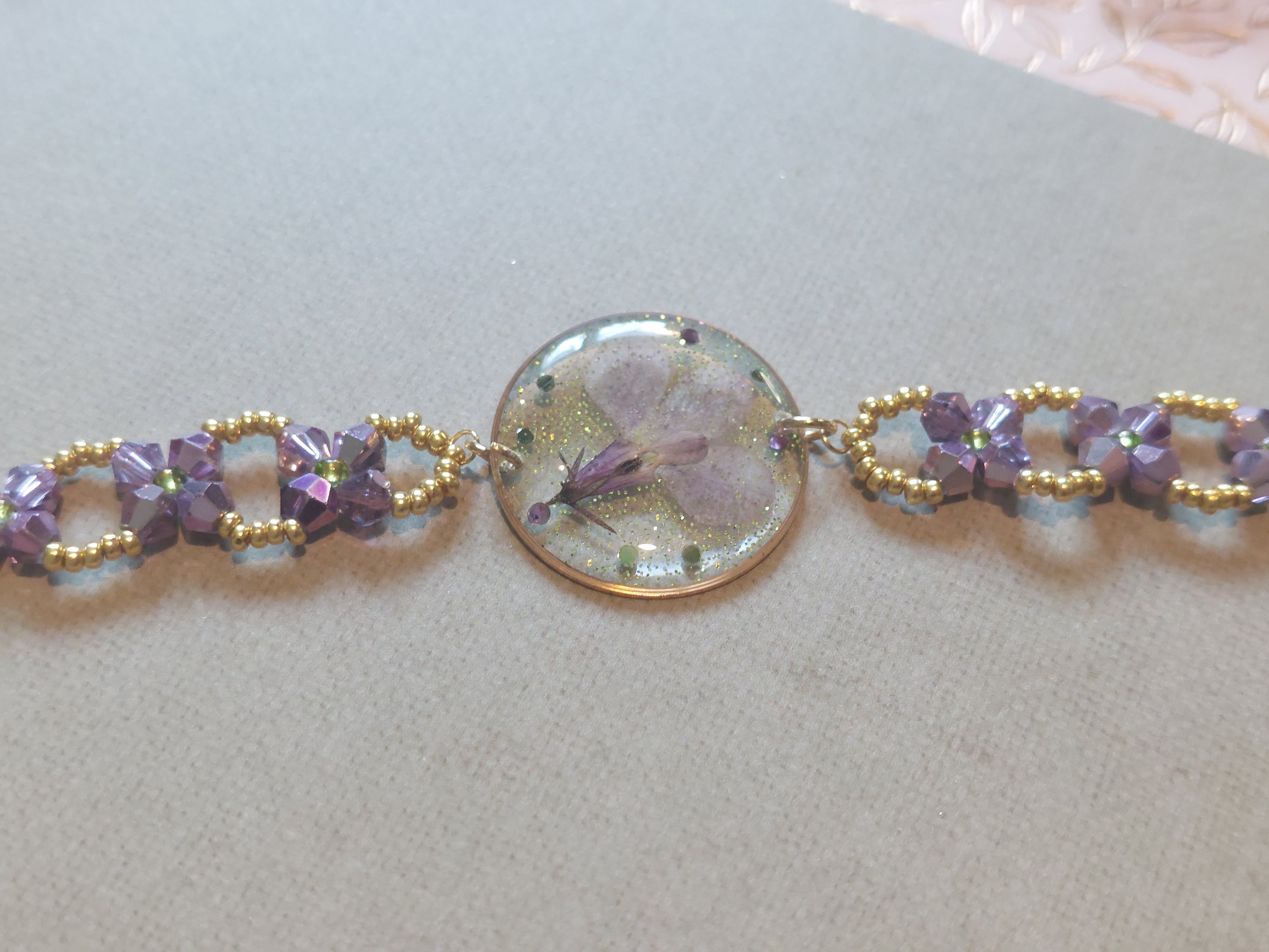 Bracelet "Cristal de Lobélia"